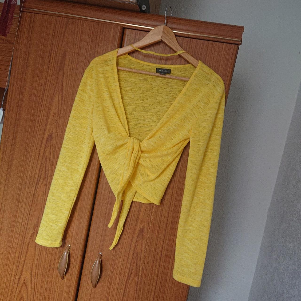 Primark 2024 mustard cardigan