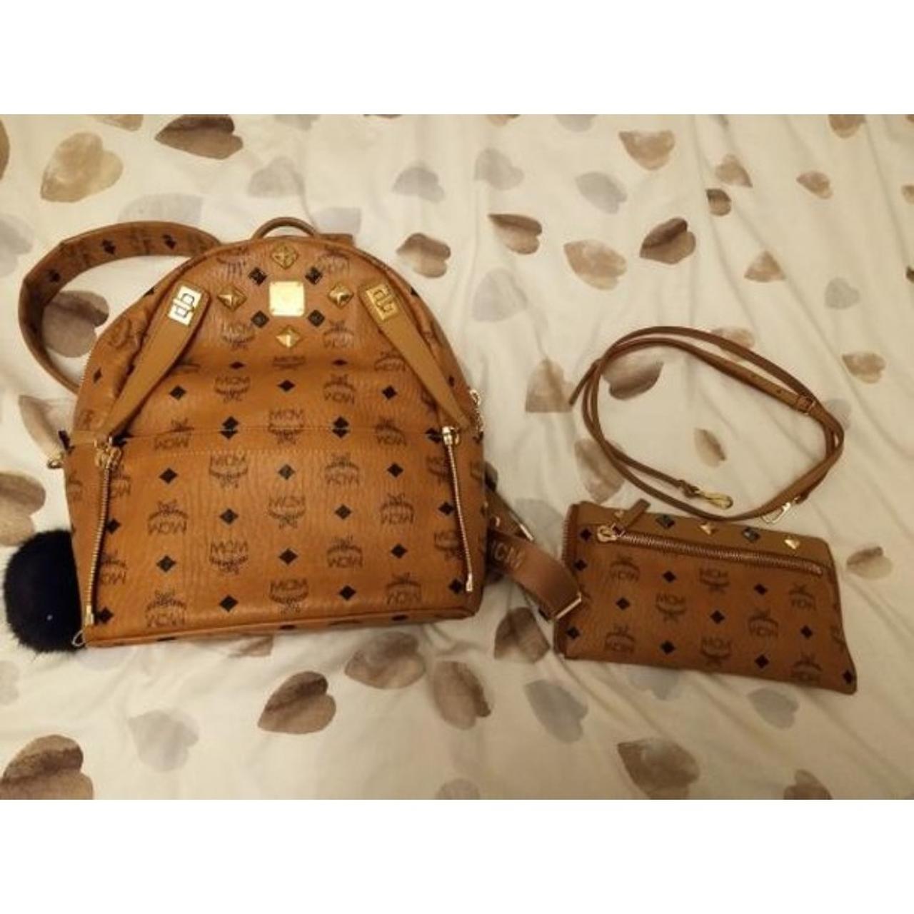 Mcm backpack shop mini size