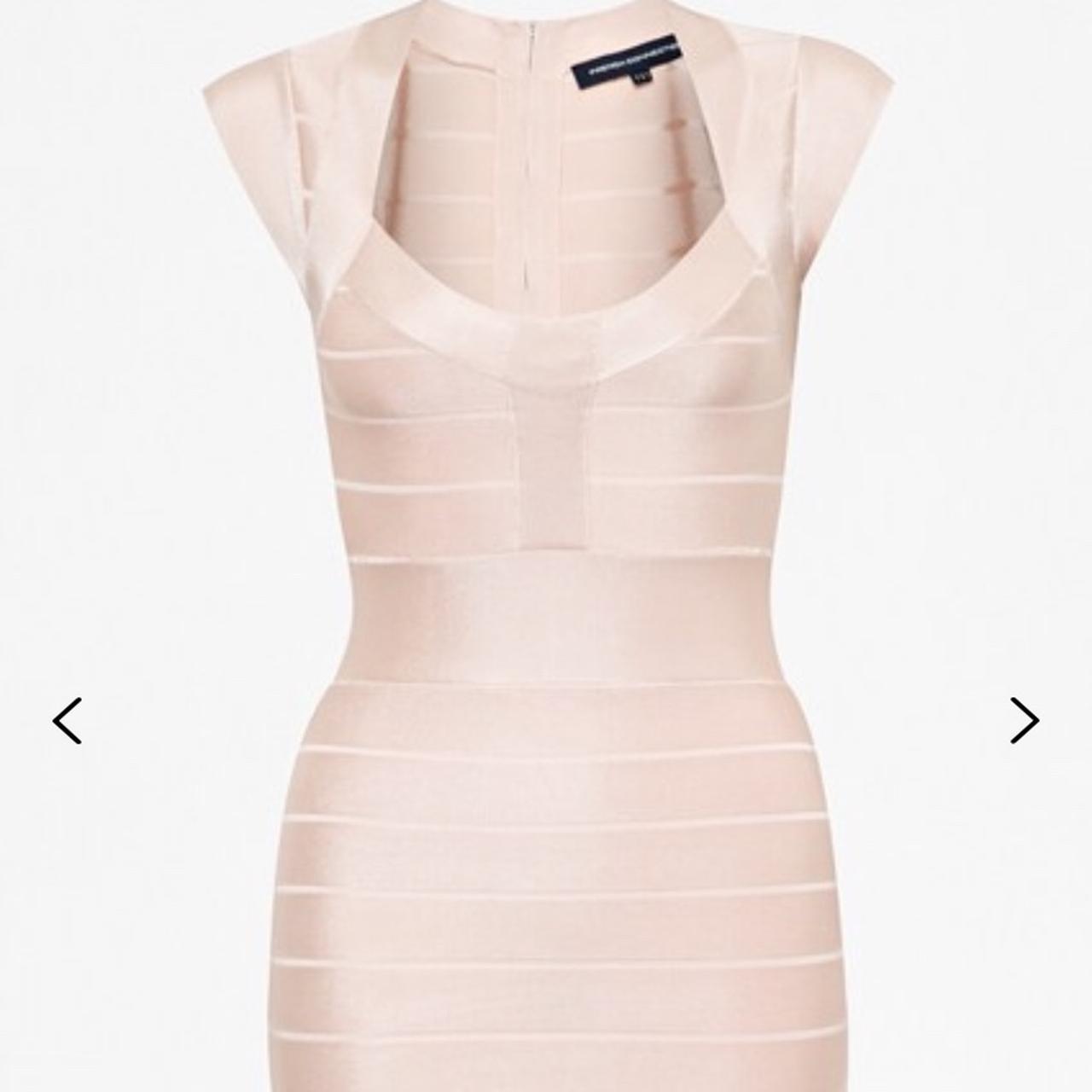 Light Pink French Connection Spotlight bodycon. Depop