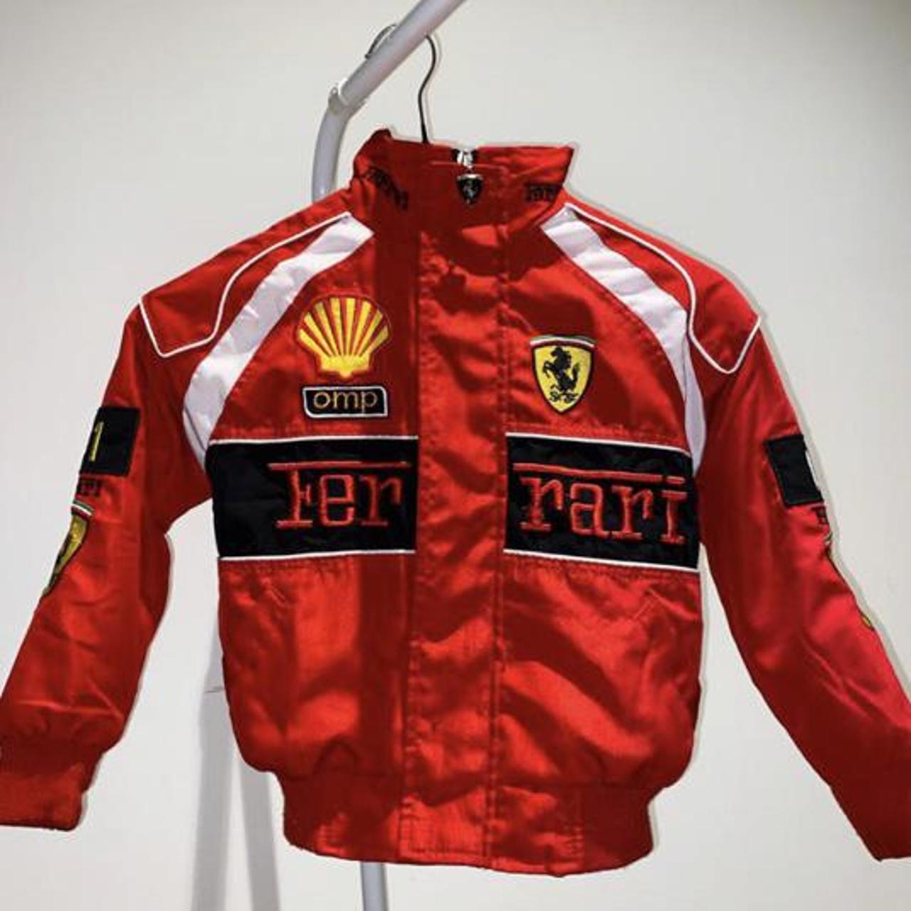 Children’s Ferrari jacket Super cute, has a few... - Depop