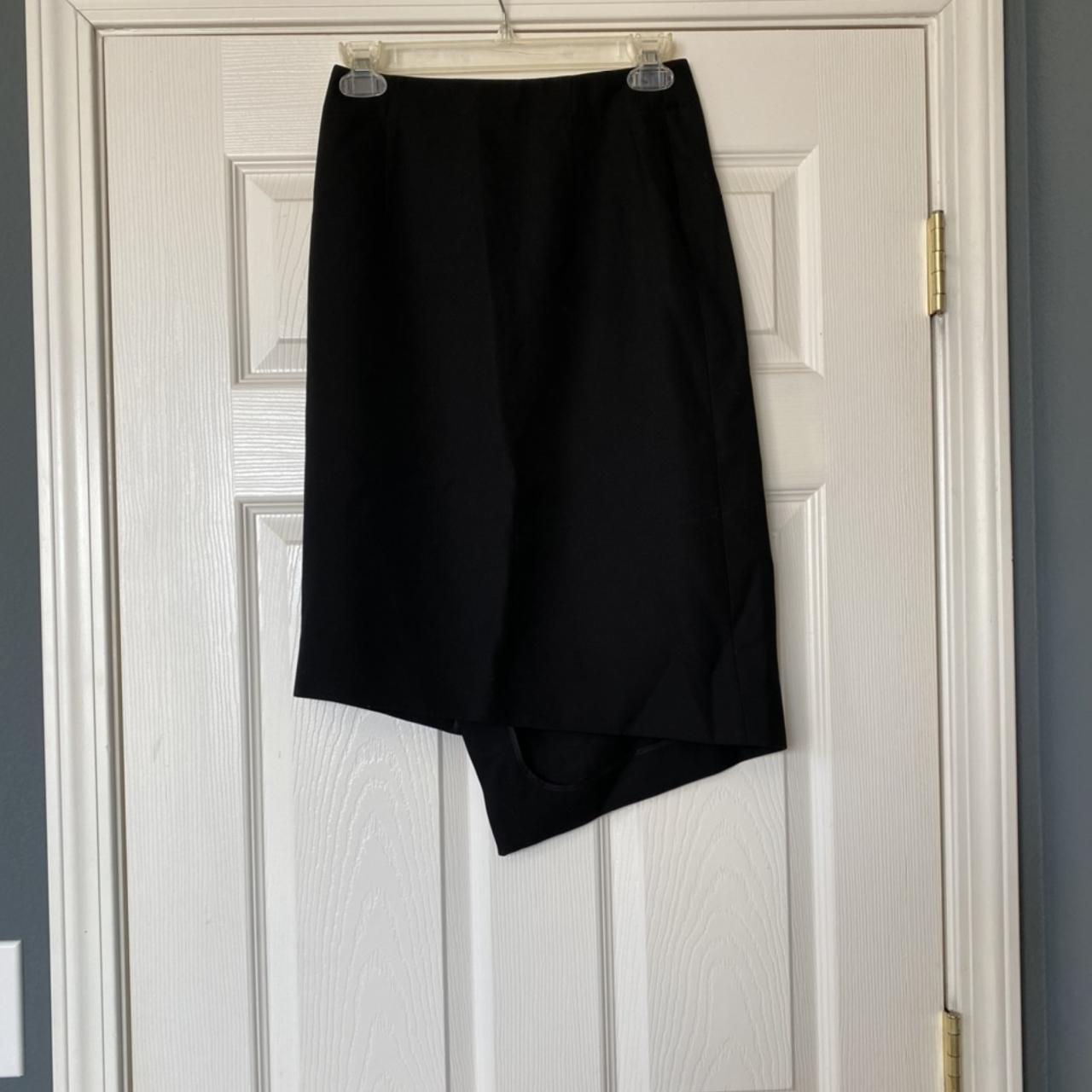 Hoish Struct W wrap skirt Color: Black Size: 34... - Depop