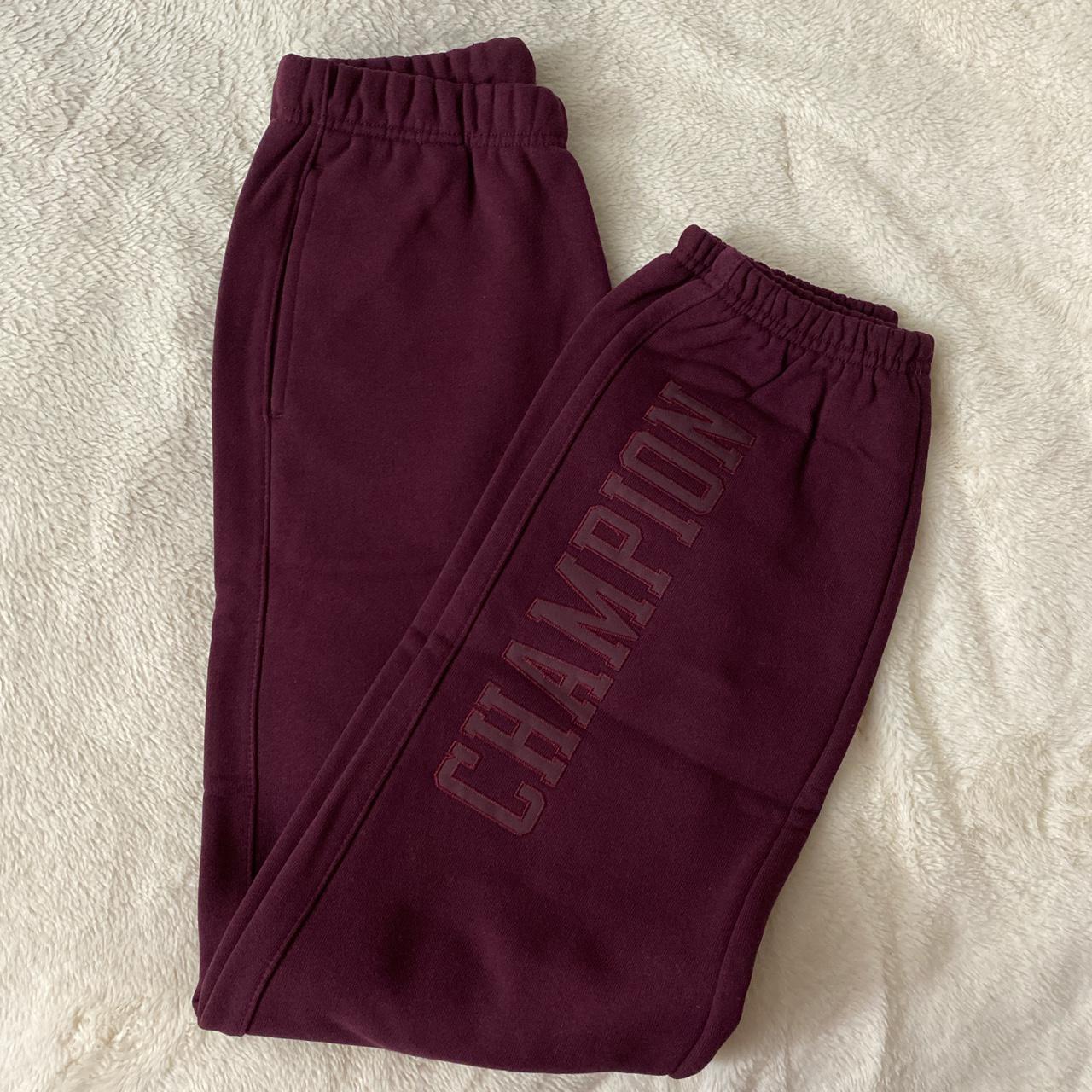 Burgundy champion sweatsuit outlet womens