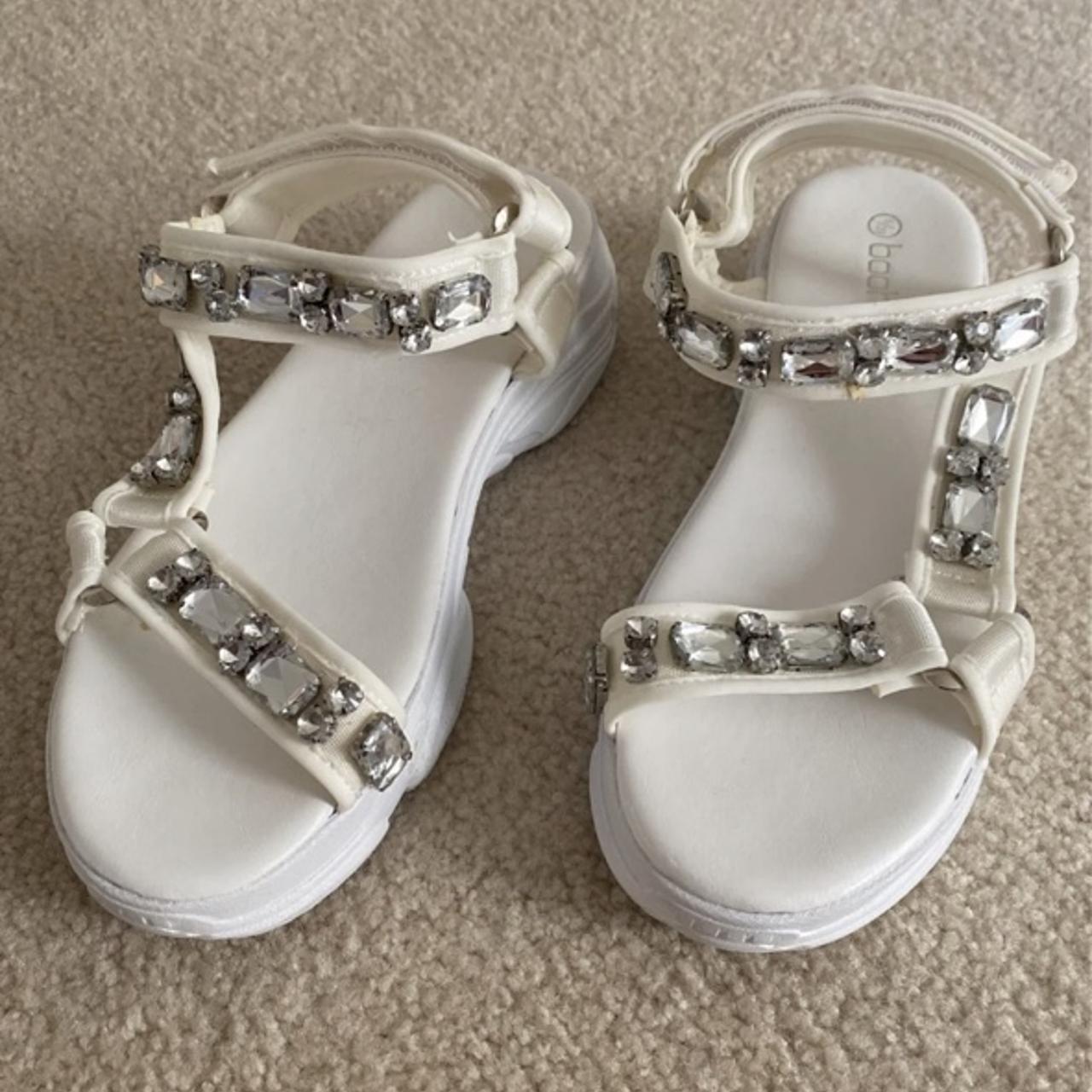 bedazzled nike sandals