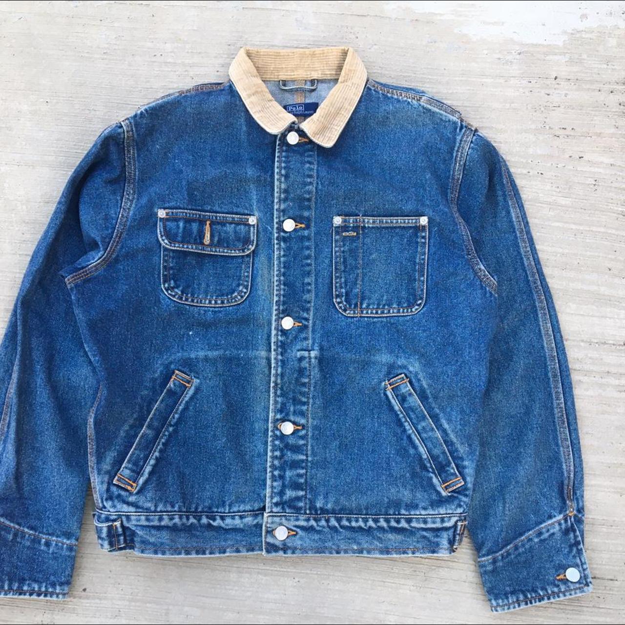 VTG Polo Ralph Lauren Corduroy Denim... - Depop