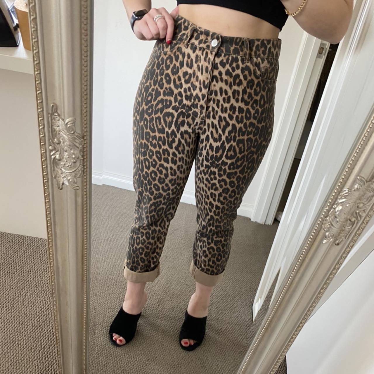 Zara Belted Animal Print Leopard Belted Trousers Pants NEW without Tags  Medium  Clothes design Leopard trousers Trouser pants