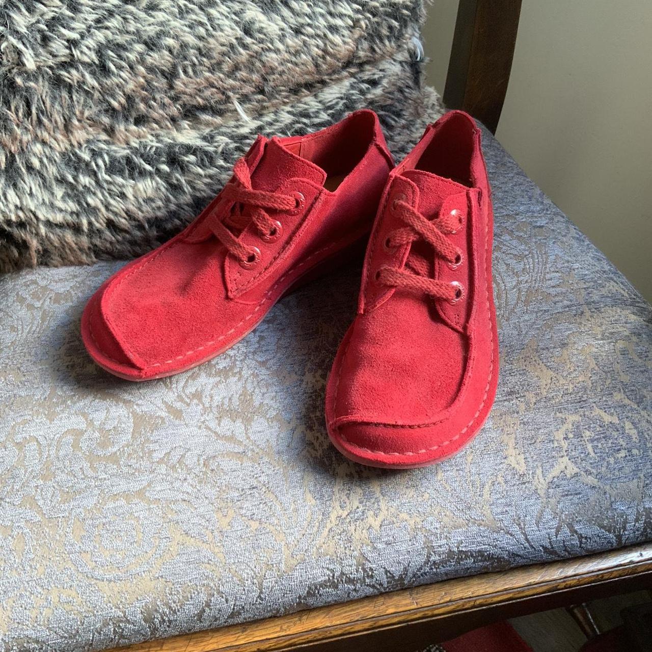 Clarks Women's Red Footwear | Depop
