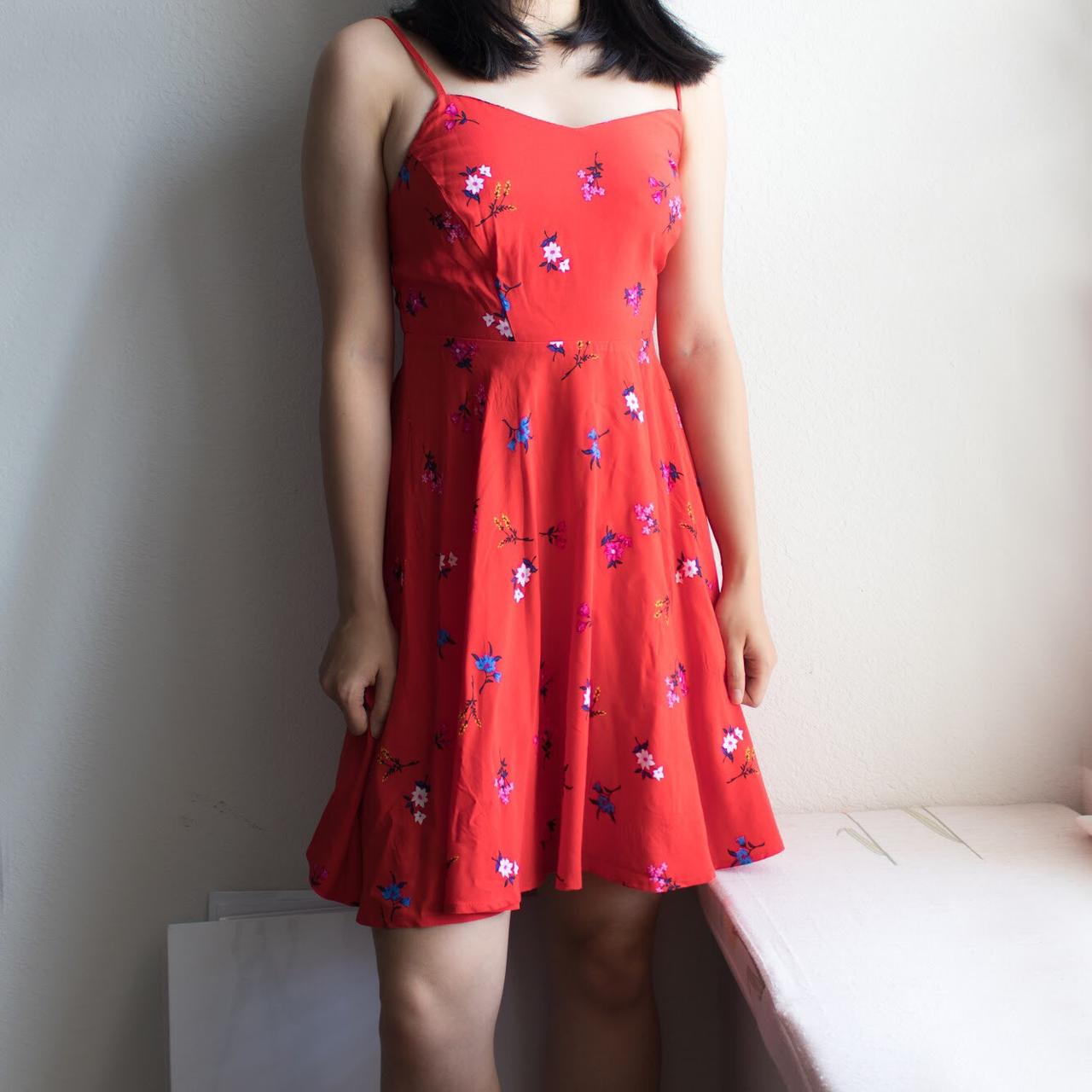 Buy the Old Navy Women Dress Red M