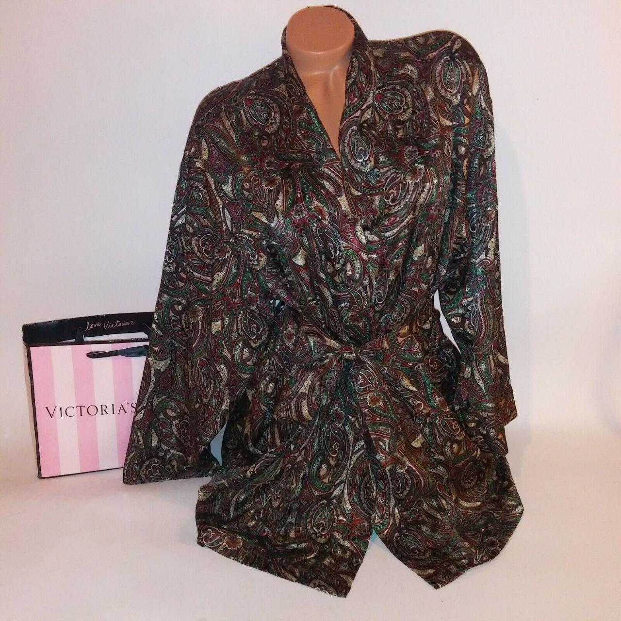 Vintage Victoria Secret Robe One Size Satin Kimono... Depop