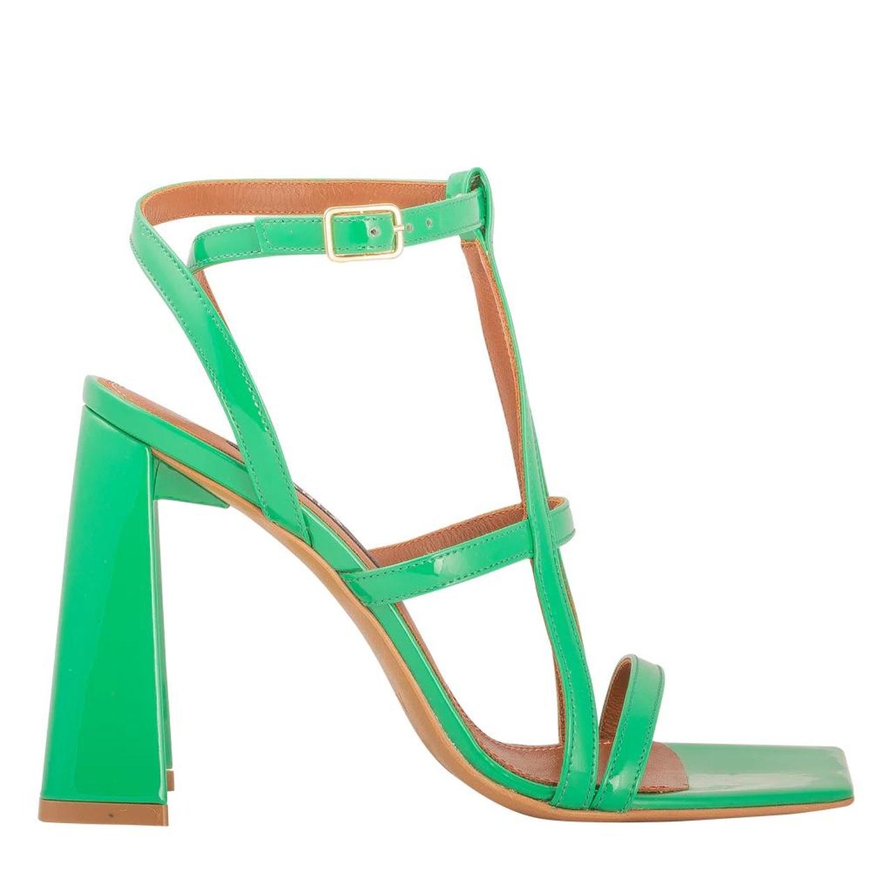 The Attico Women's Green Sandals Depop