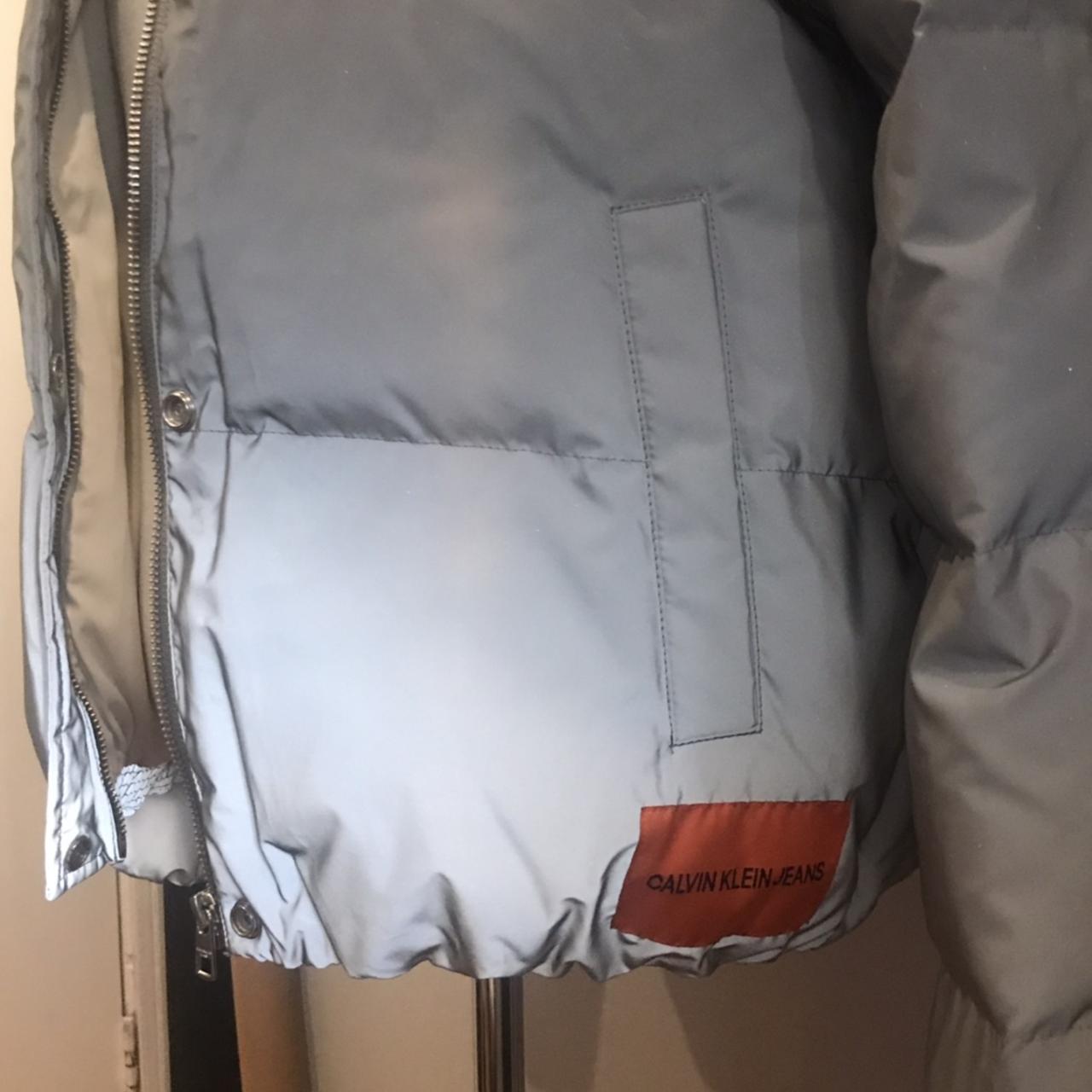 Calvin klein hot sale reflective puffer