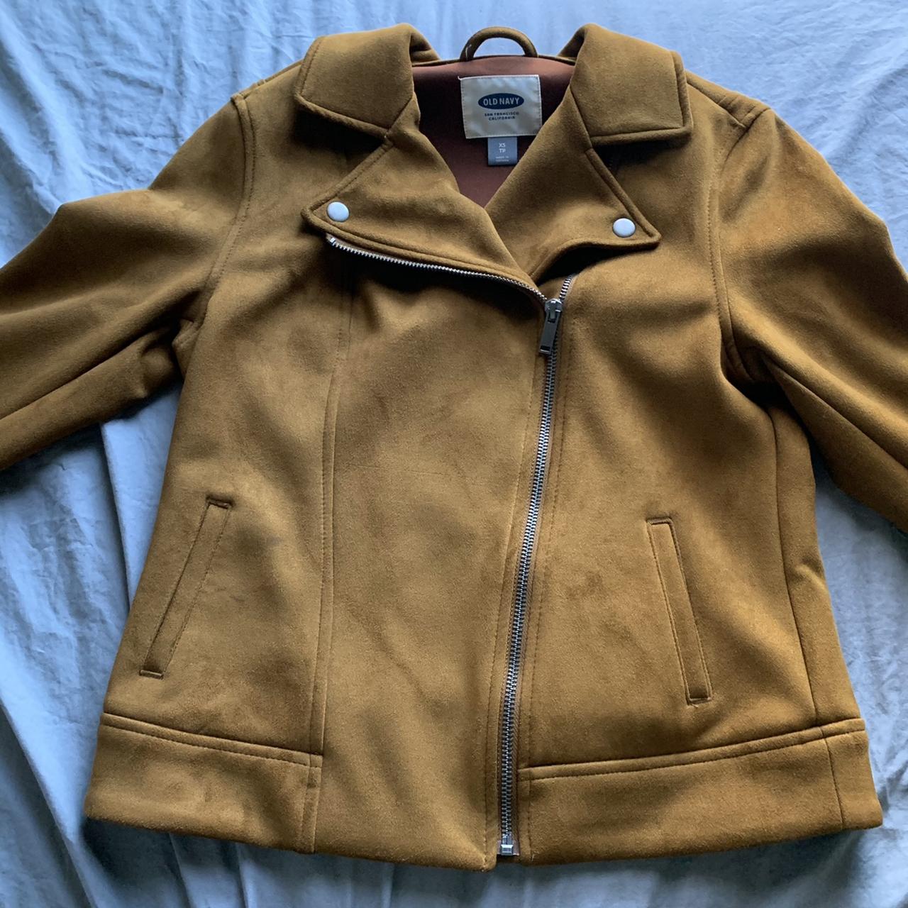 FREE SHIPPING, Old Navy faux suede moto jacket....