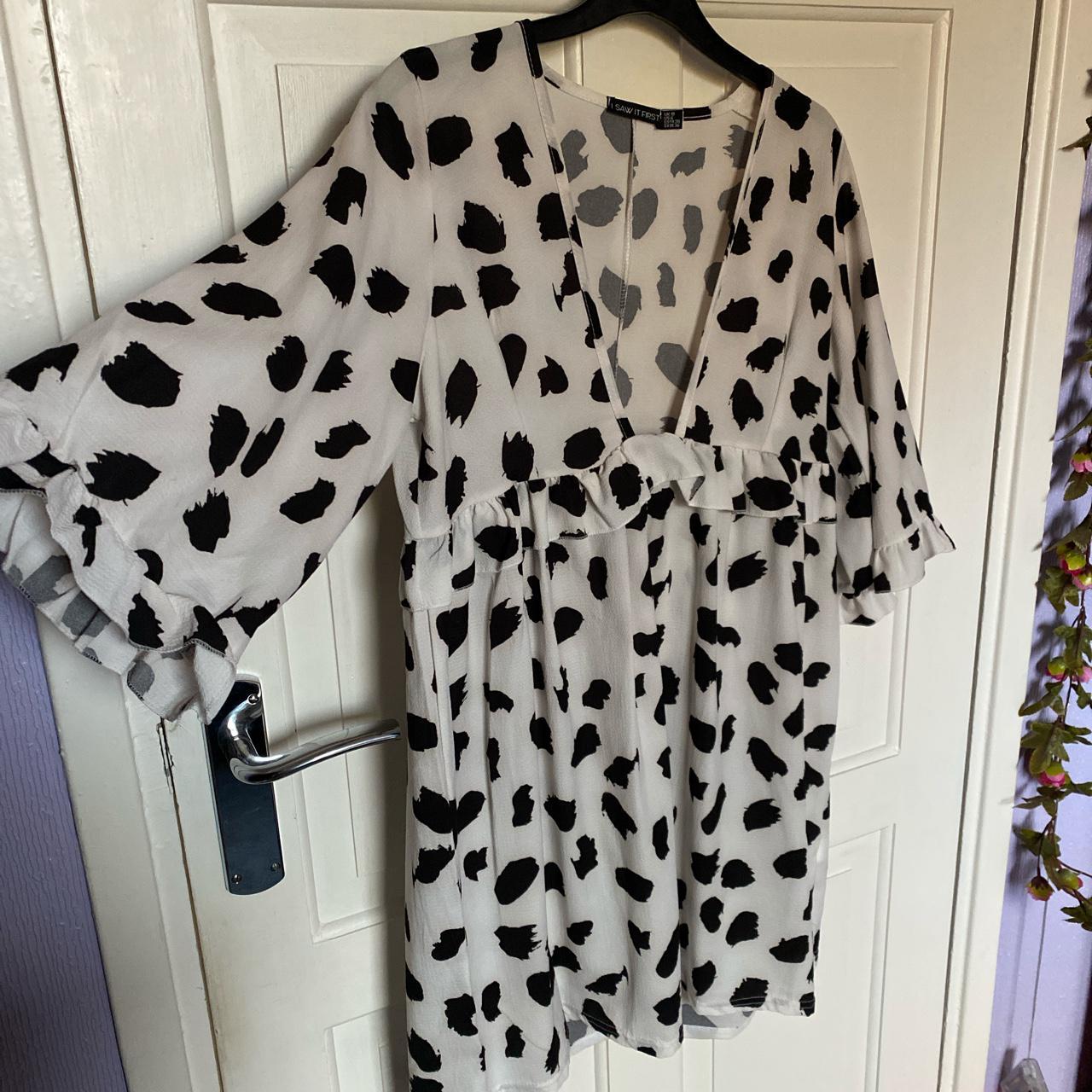 i saw it first black and white dress
