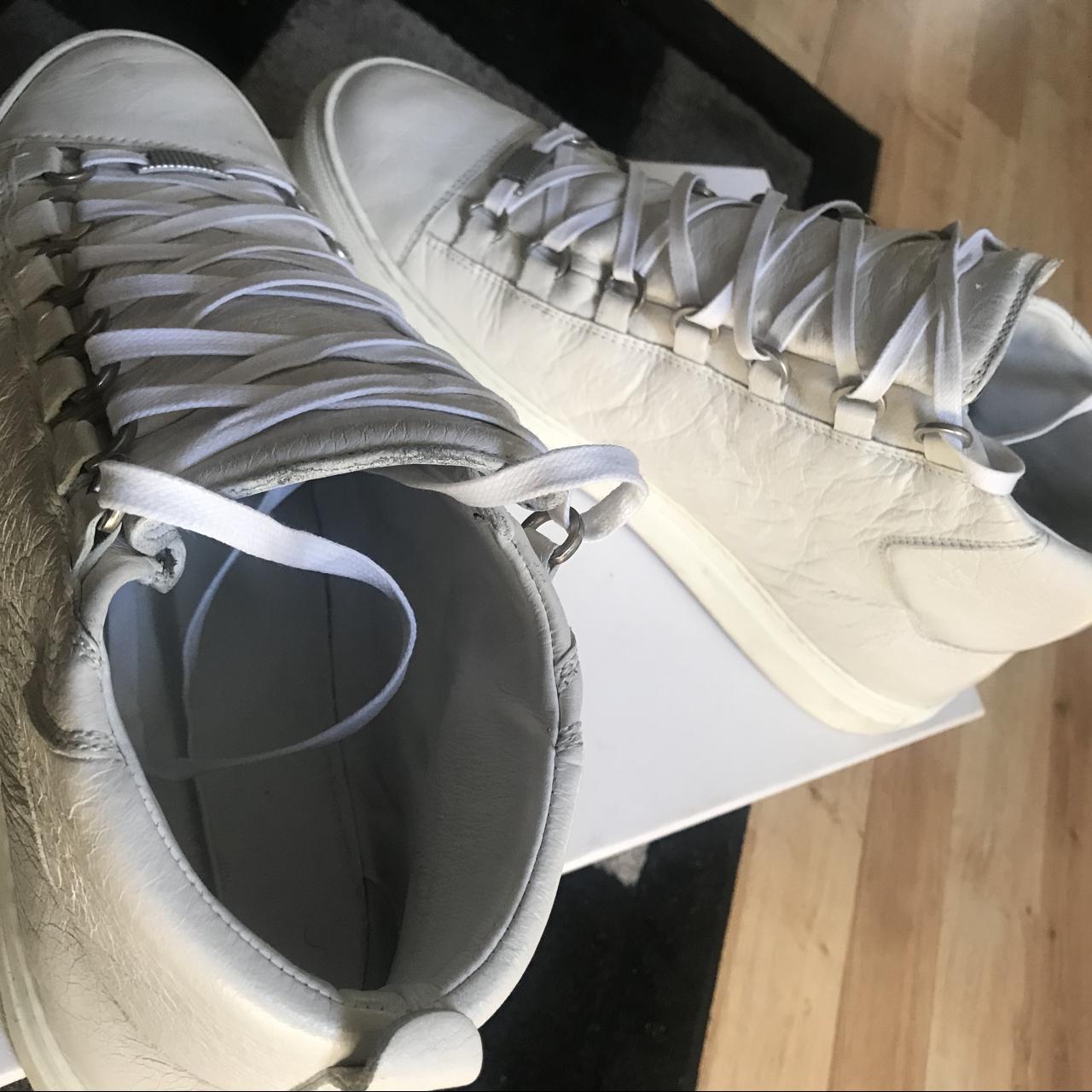 Balenciaga arena best sale high mens silver