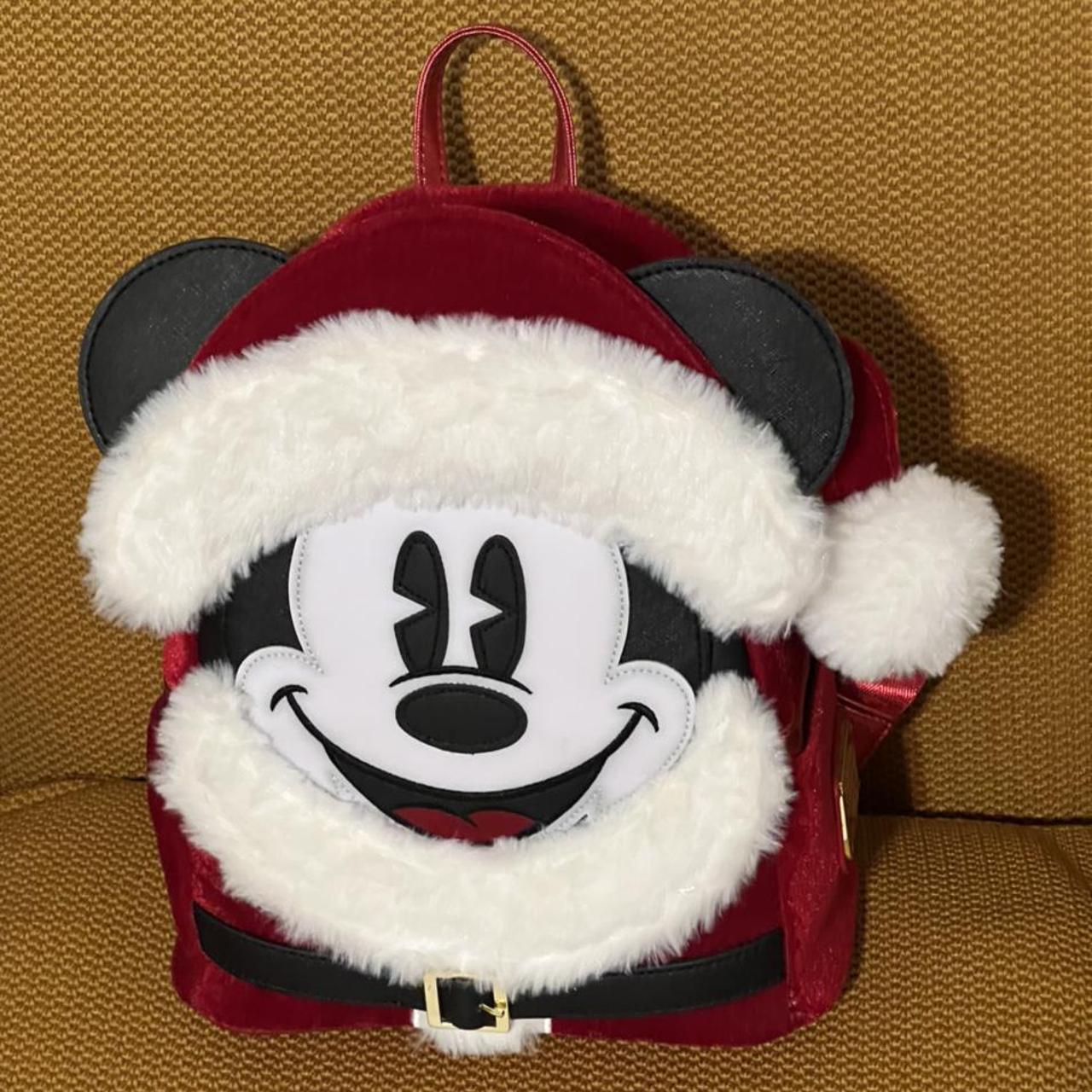 santa mickey backpack