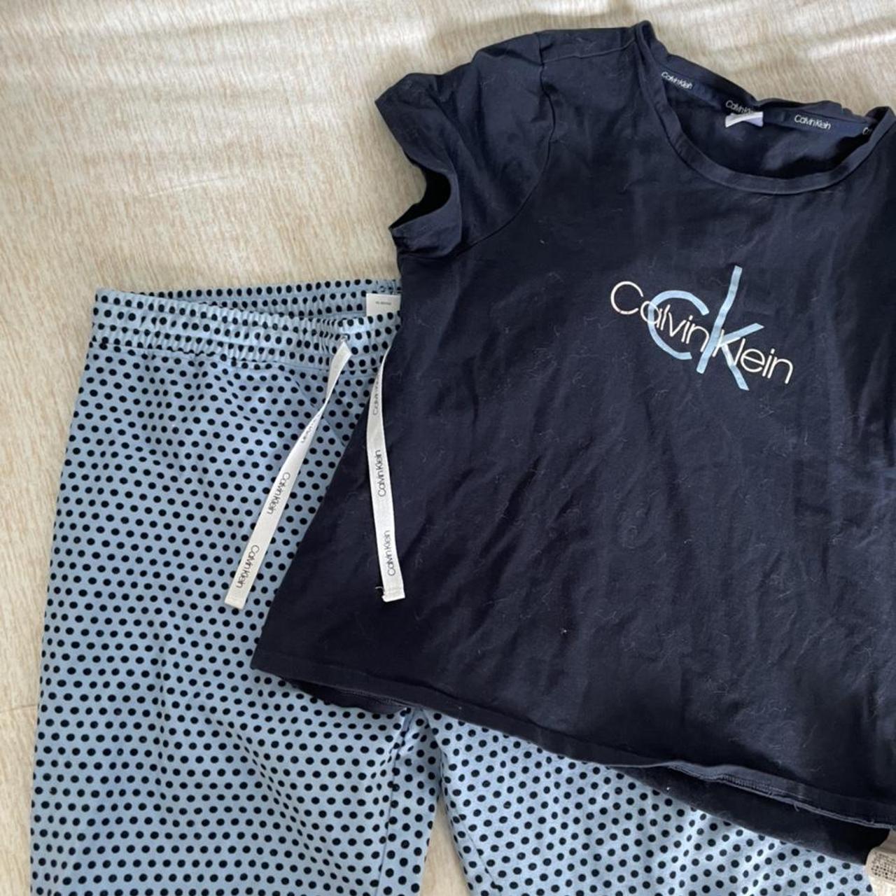 CK Calvin Klein Women's Blue and Navy Pajamas (4)