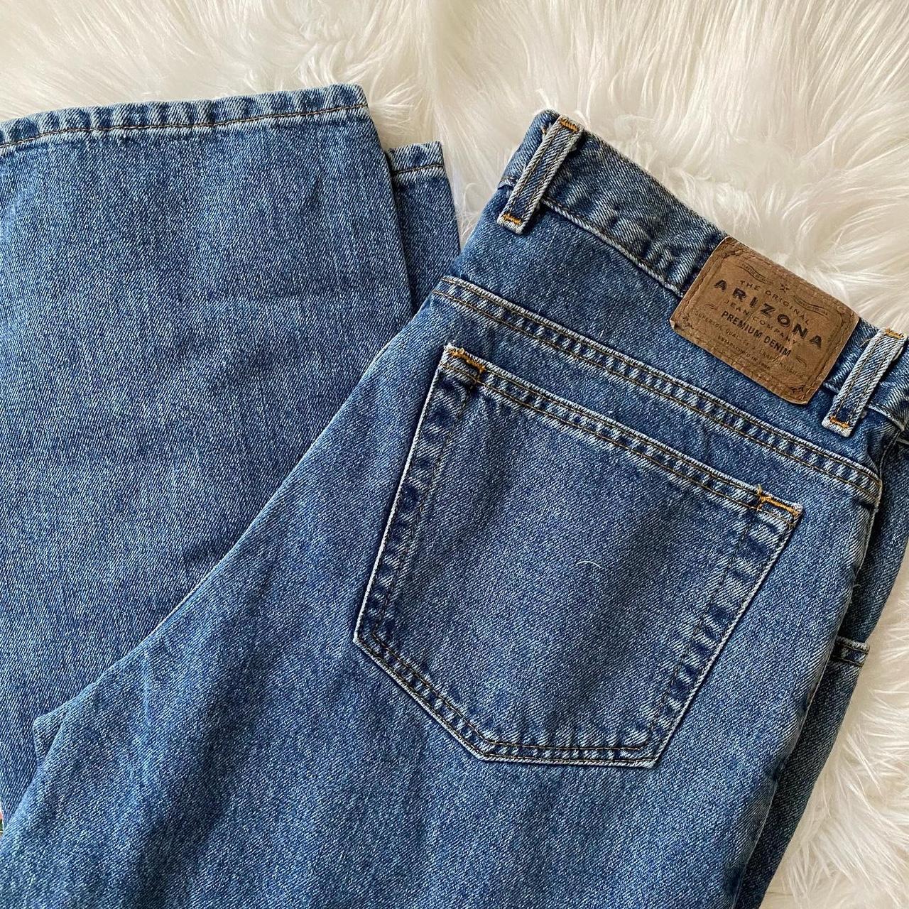 Vintage arizona straight leg jeans! From the 90s.... - Depop