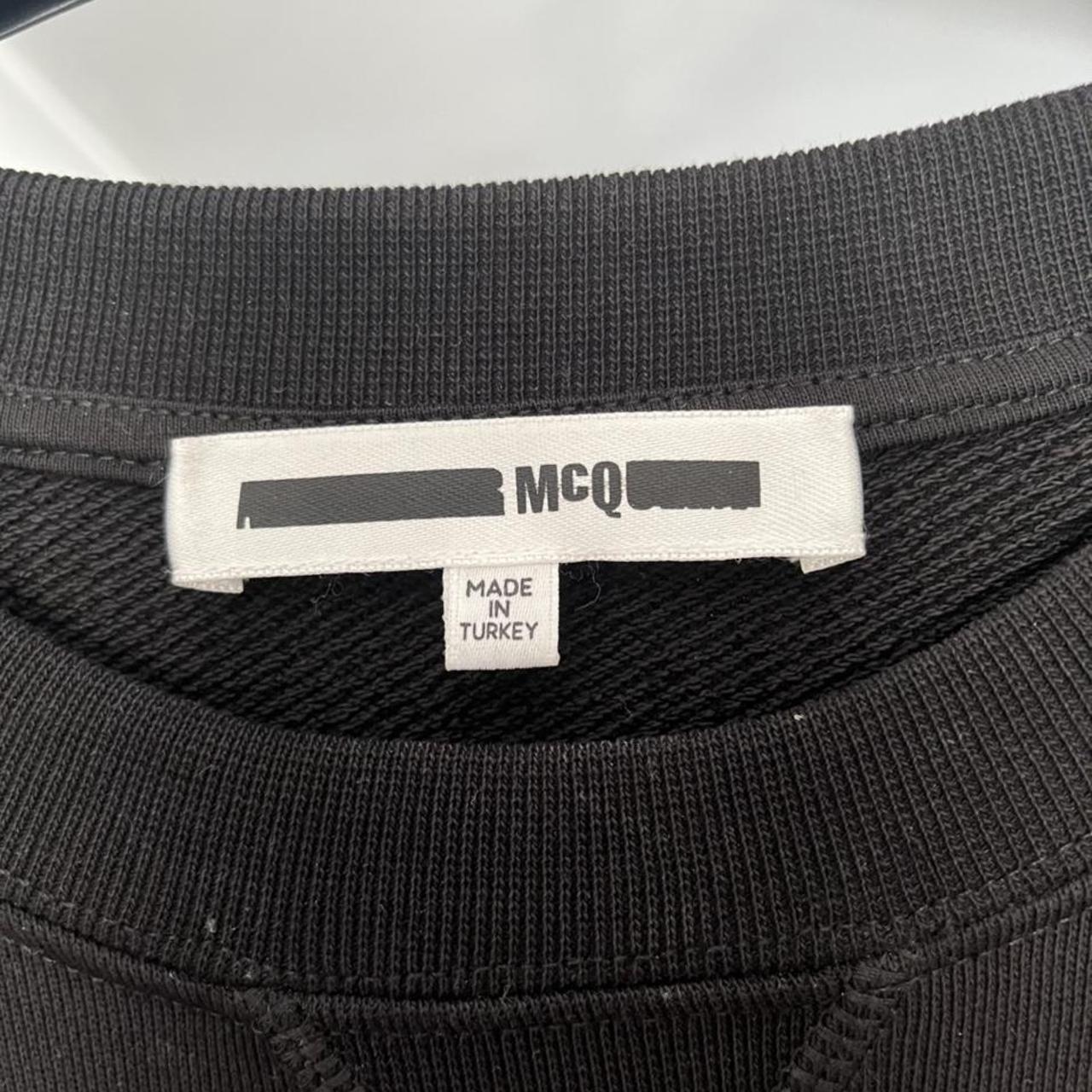 Mcq alexander mcqueen hot sale velvet logo sweatshirt