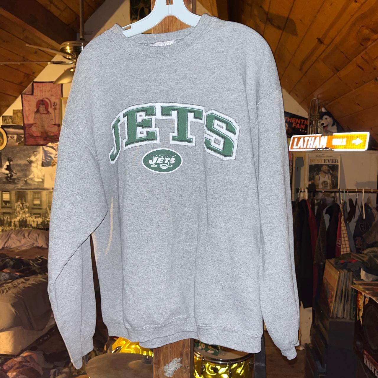 vintage New York jets sweatshirt Vintage Salem - Depop