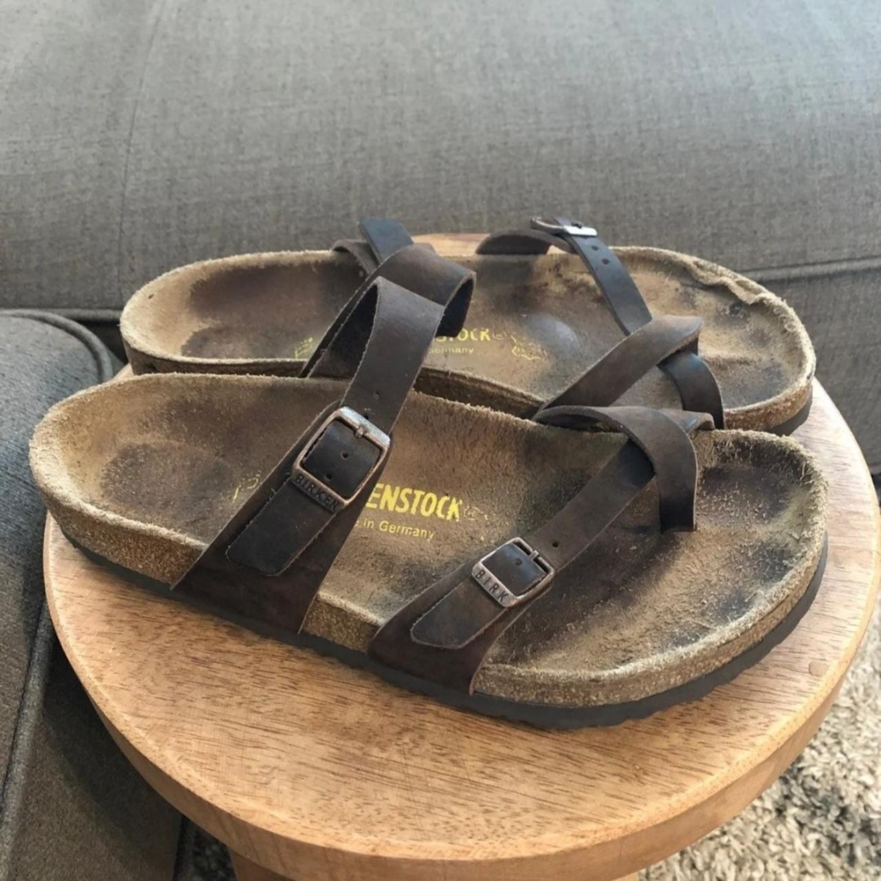 Birkenstock Mayari sandals in mocha color. Size 38... - Depop