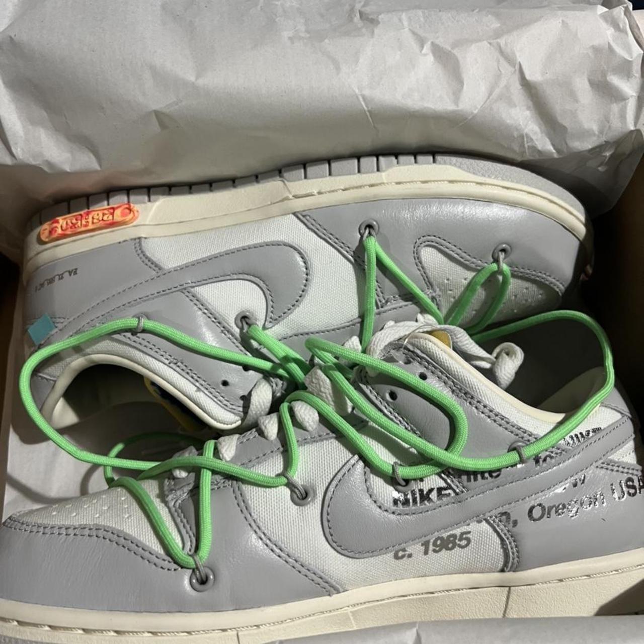 dunk low off white lot