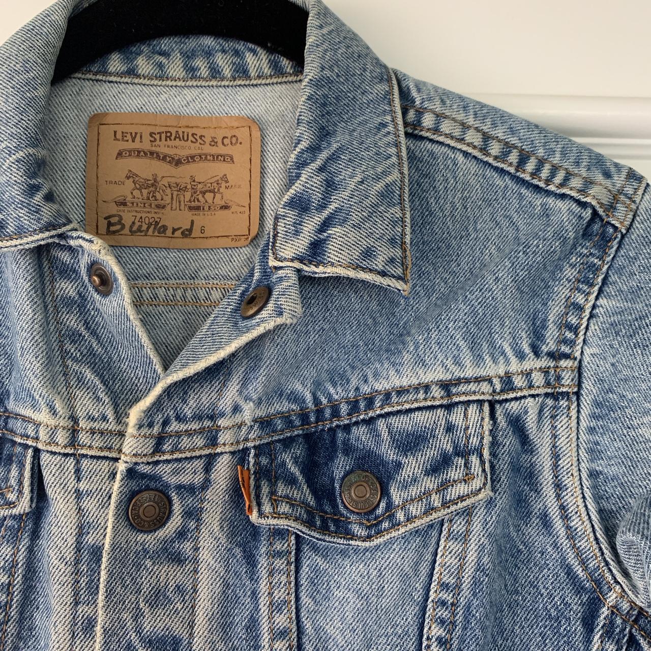 The most charming Little Levi’s denim jacket. Kids... - Depop