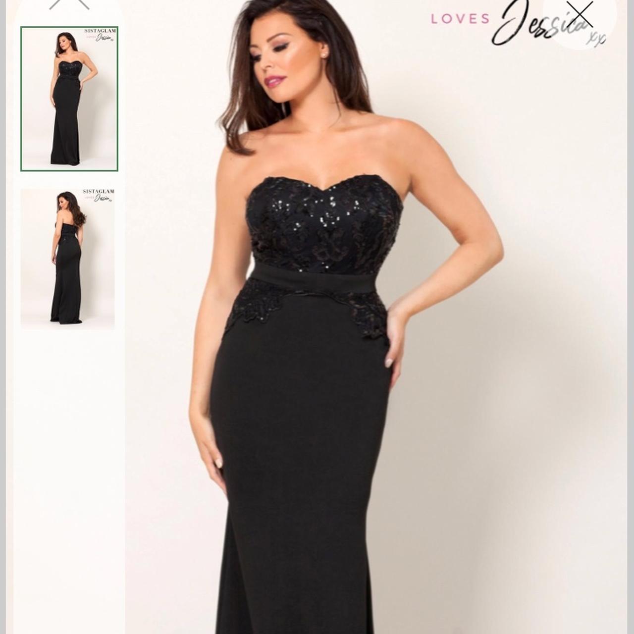 Sistaglam loves jessica sequin maxi clearance dress