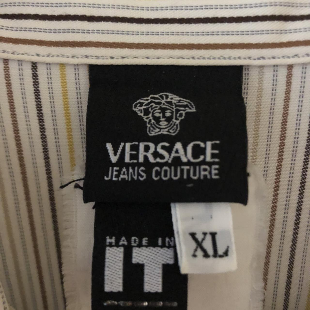 Vintage Versace Jeans shirt Men’s XL made in... - Depop