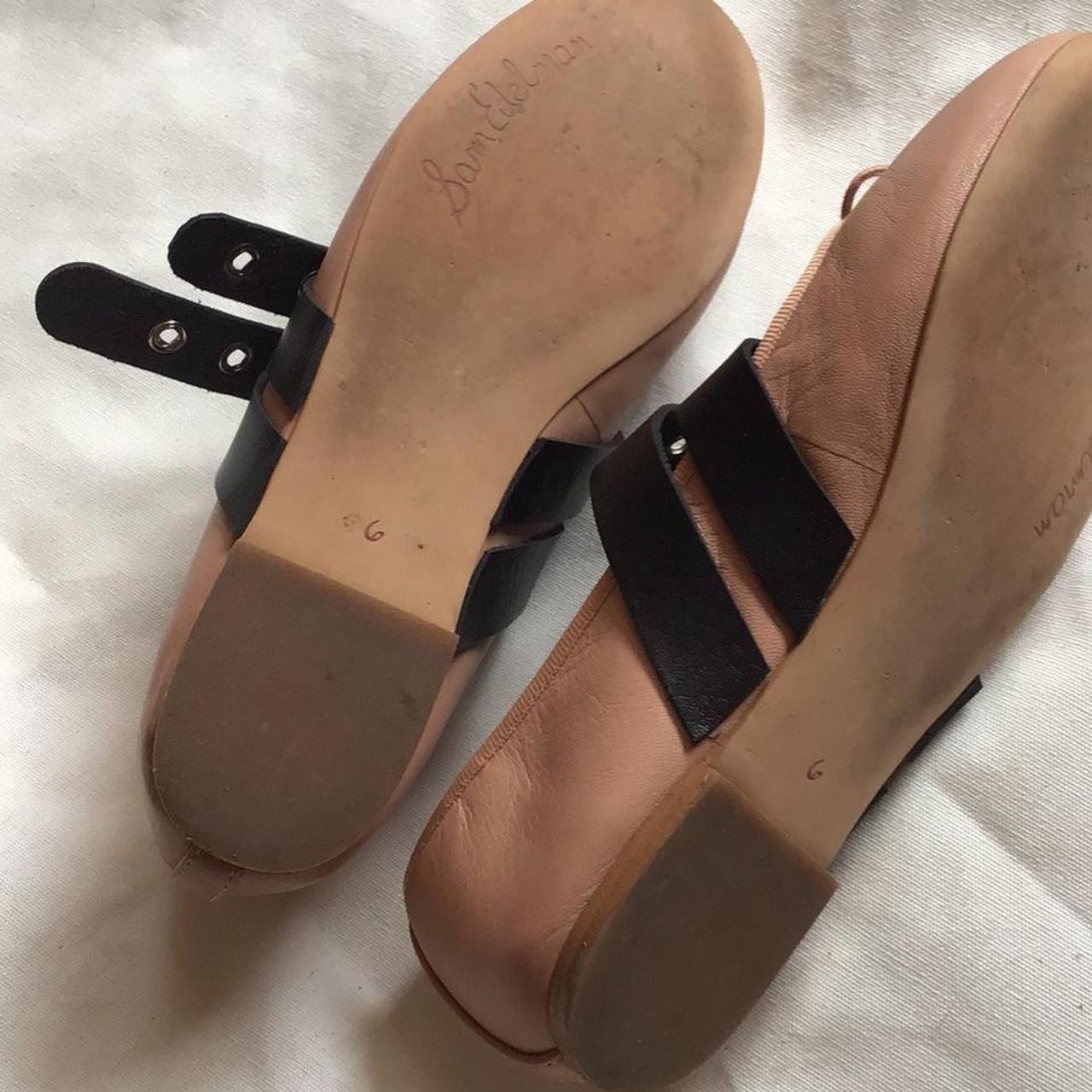 Women's Pink and Black Ballet-shoes (4)