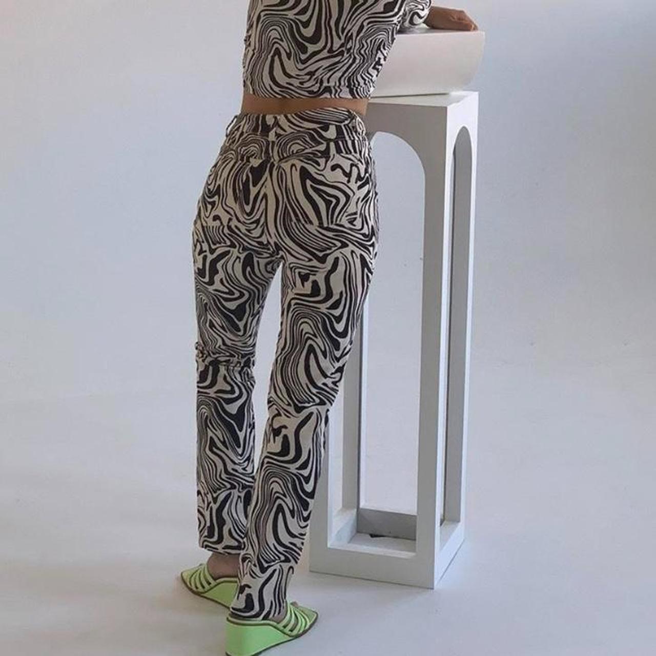 Paloma Wool - Kelly Pants, Size 36 / S, Trippy Zebra...
