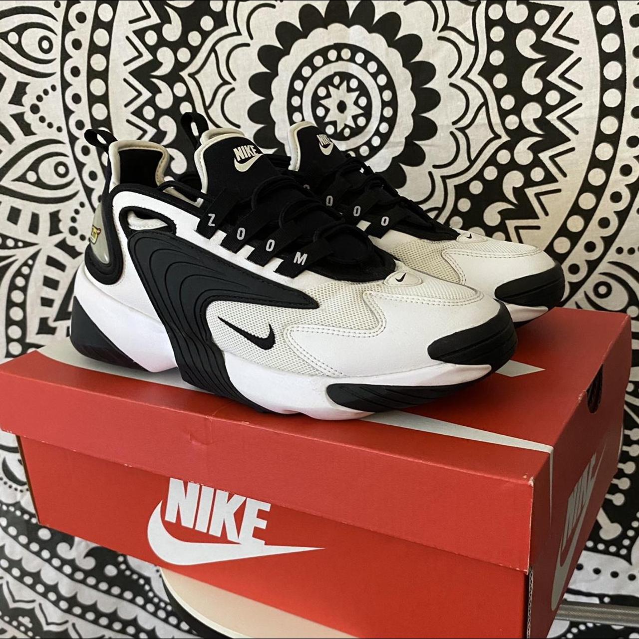 Nike zoom 2k top women's black and white