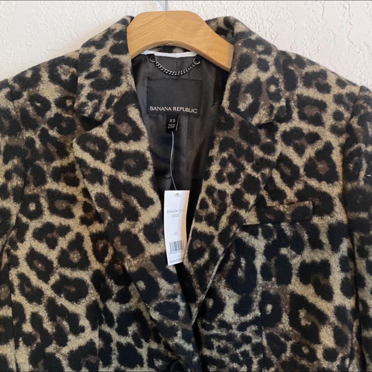 Banana Republic New With Tags Leopard Trench Coat