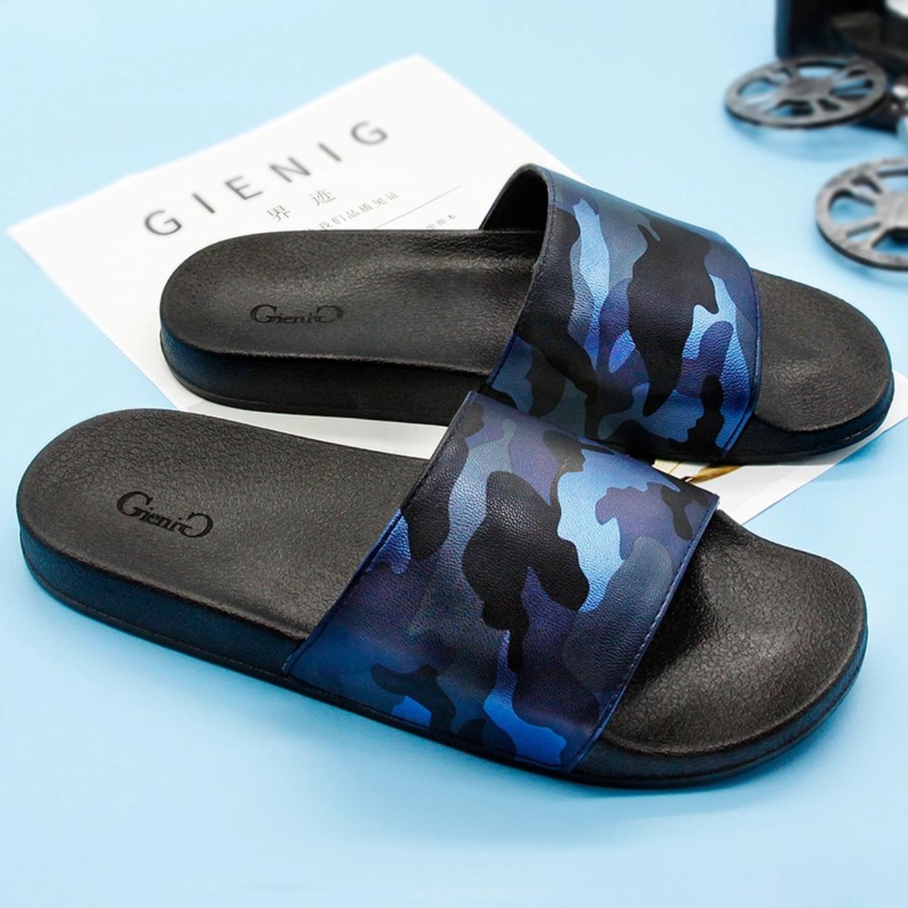 Supreme outlet slippers blue