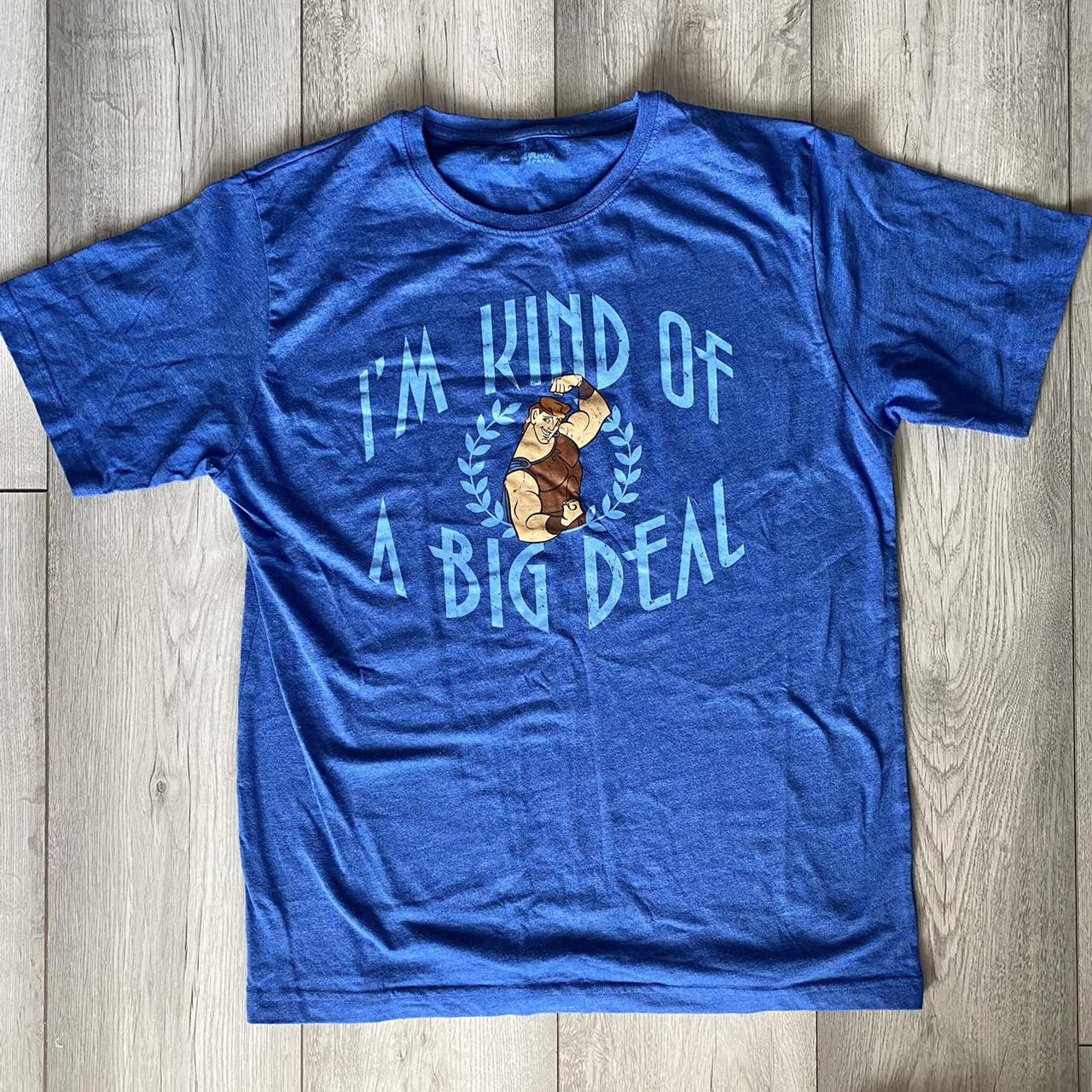 Disney Men's Blue T-shirt | Depop