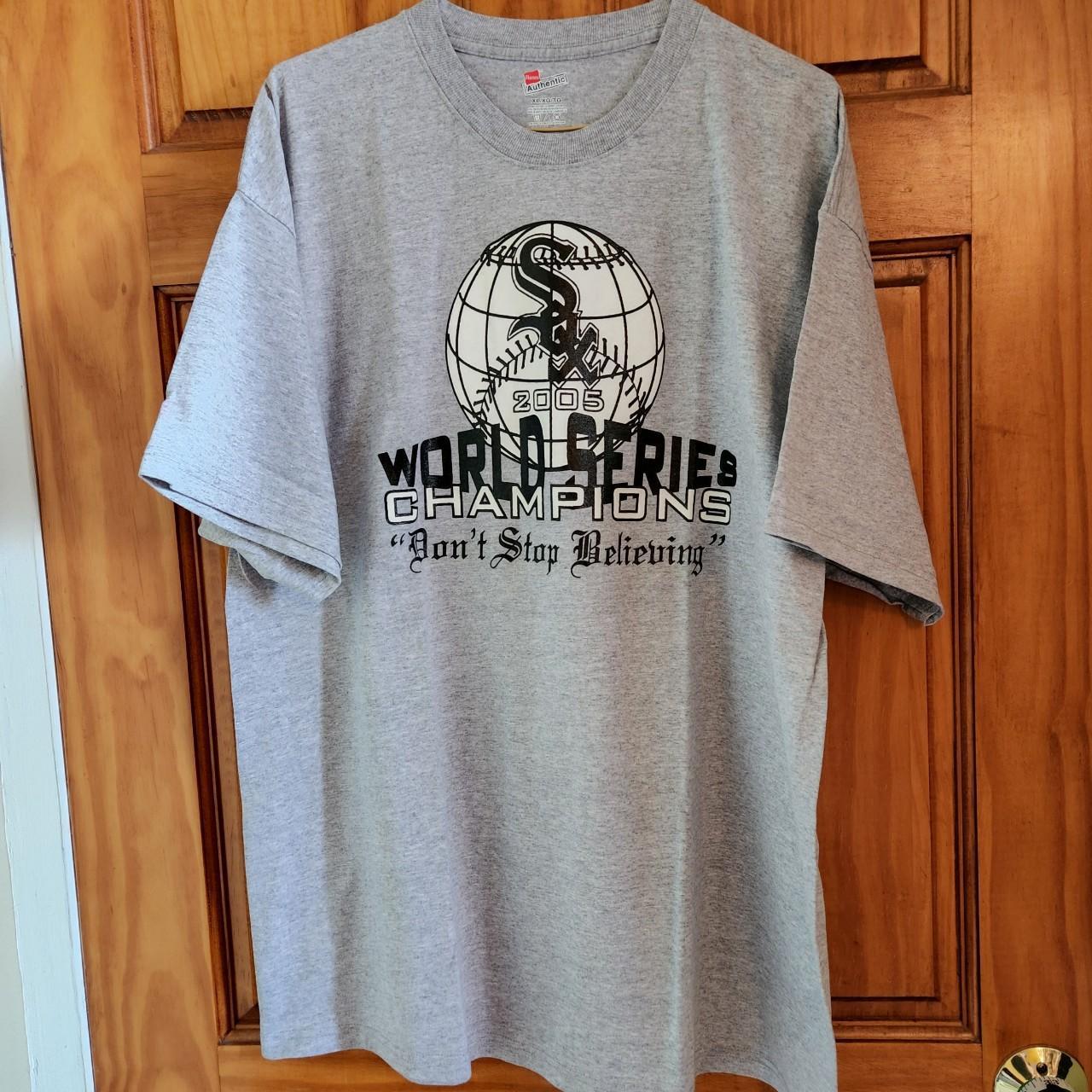 Vintage Chicago White Sox 2005 World Series Champions T-Shirt Size Large NEW