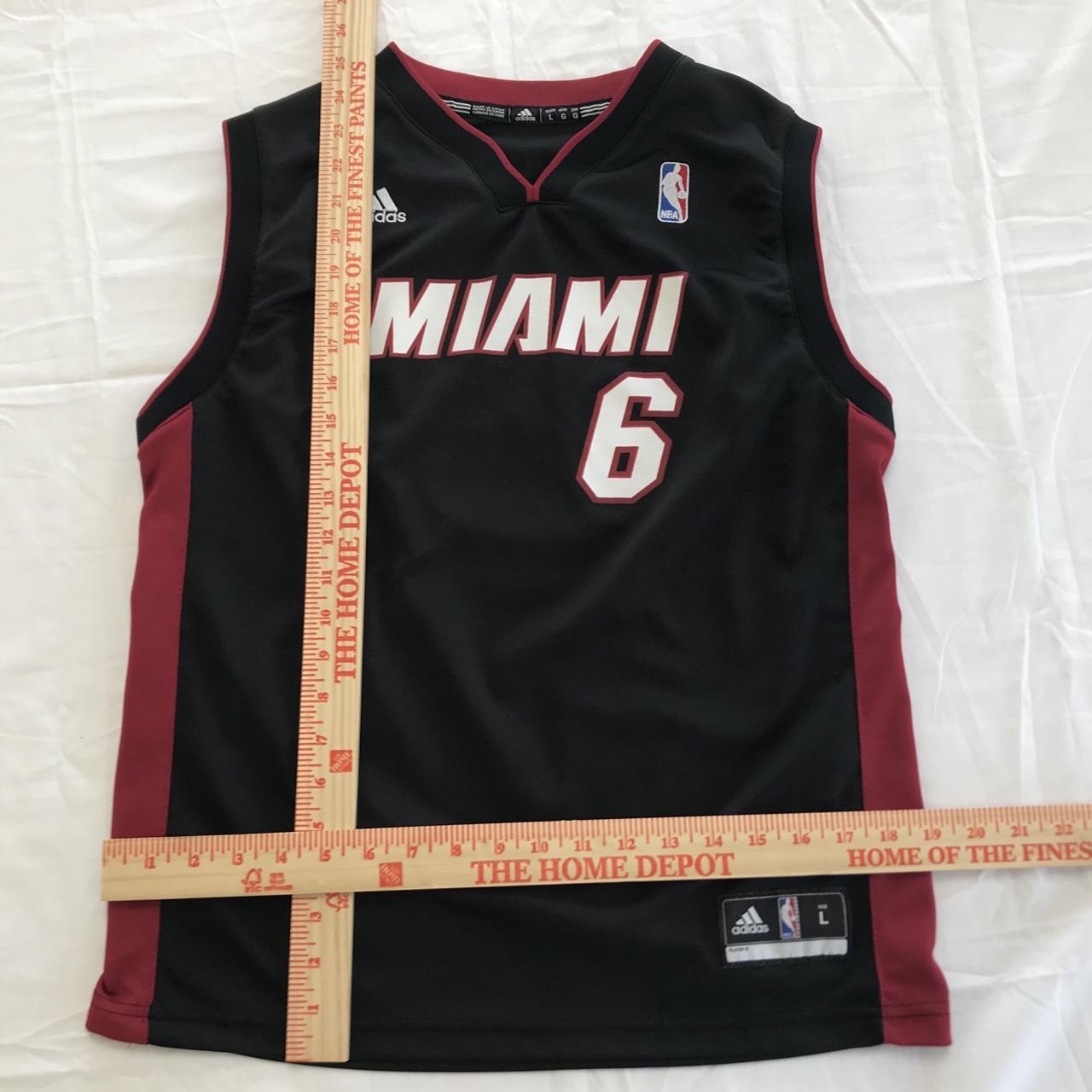 Miami Heat Lebron James jersey. Size Youth Large - Depop