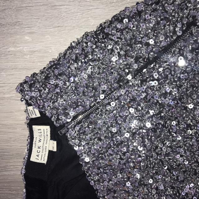 Jack wills 2025 silver sequin skirt