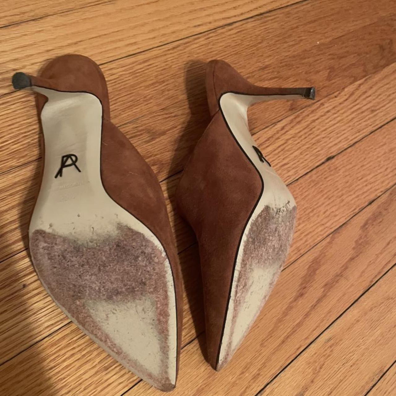 topshop tan mules