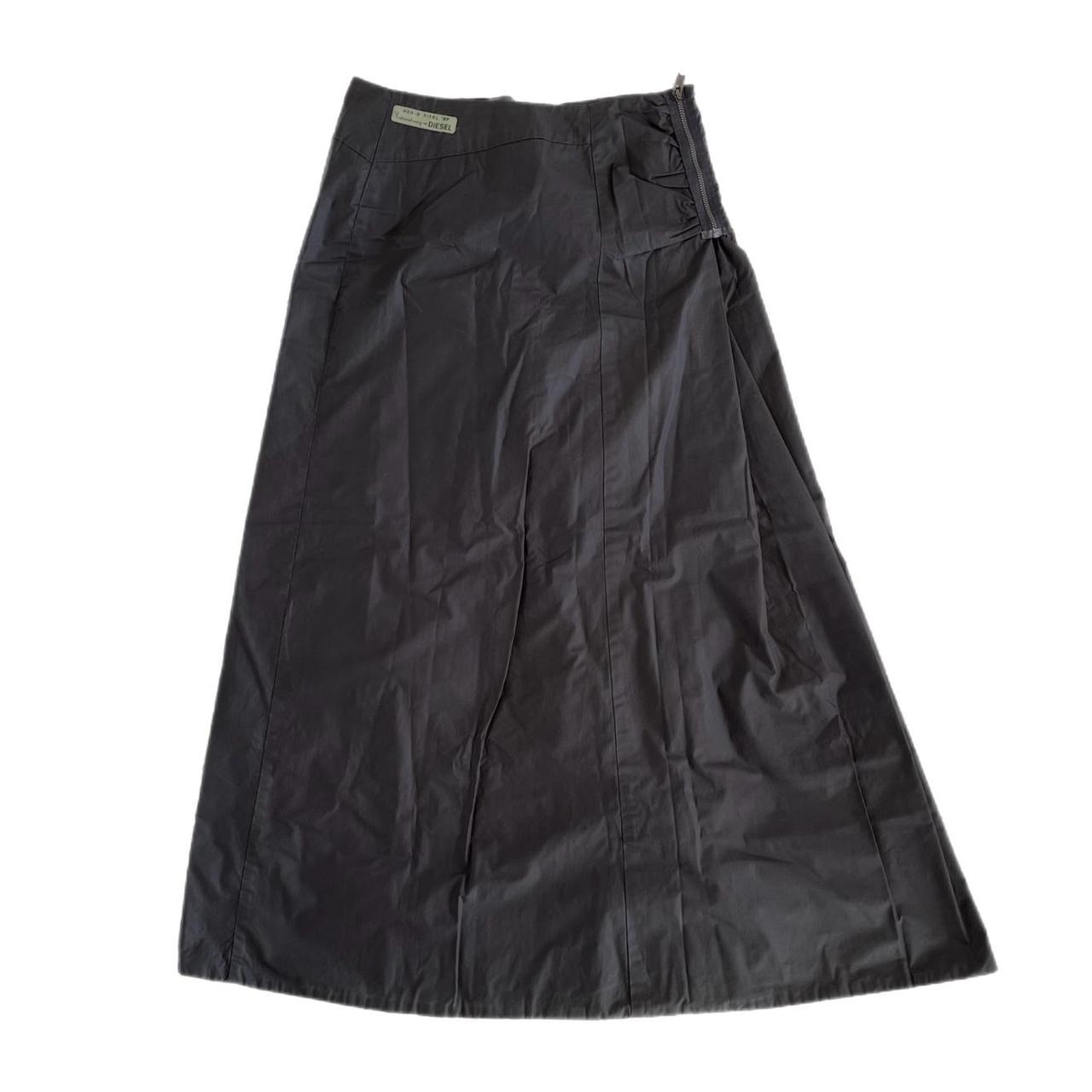 Diesel reversible cargo maxi skirt. One side black... - Depop