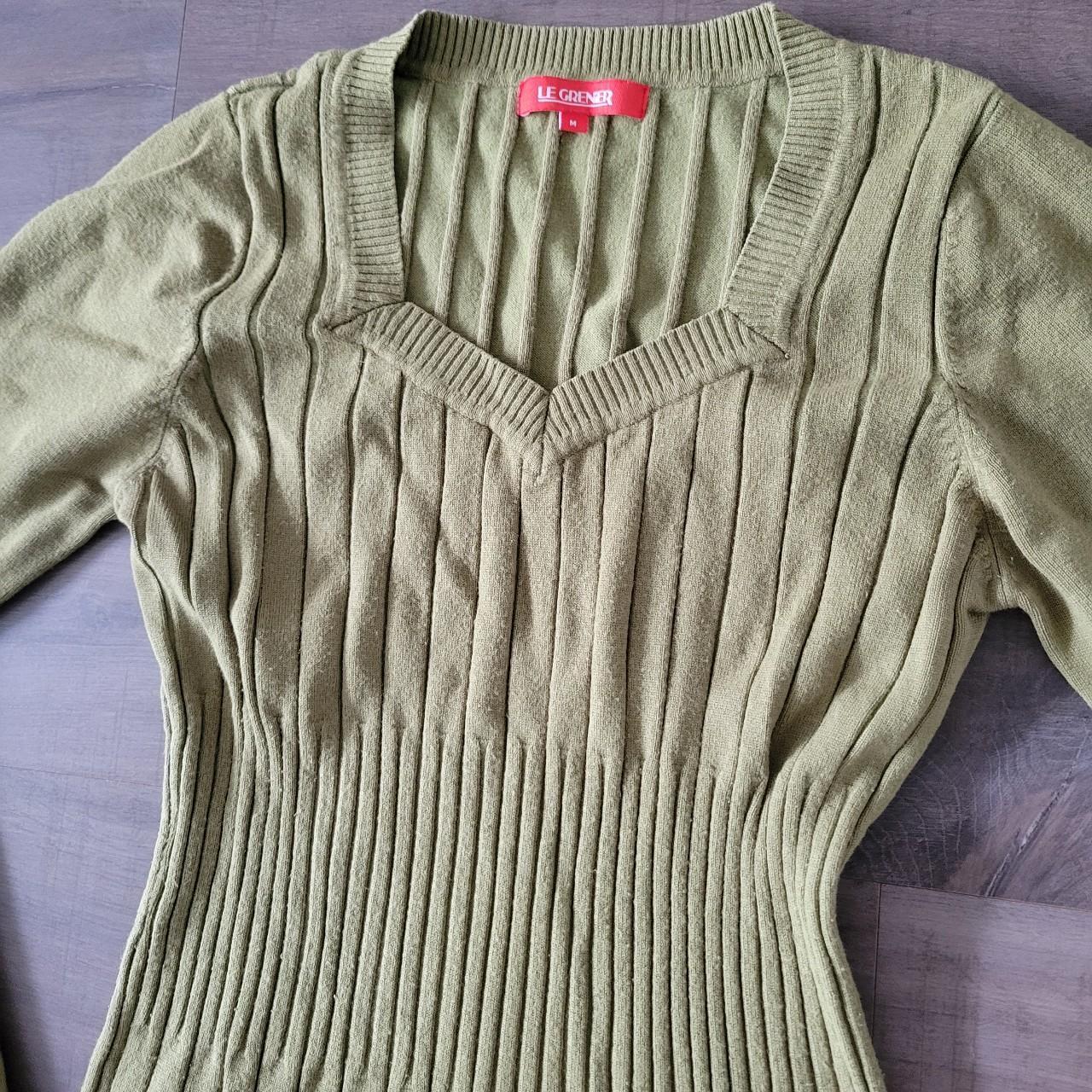 knit babydoll long sleeve top, from the brand la... Depop