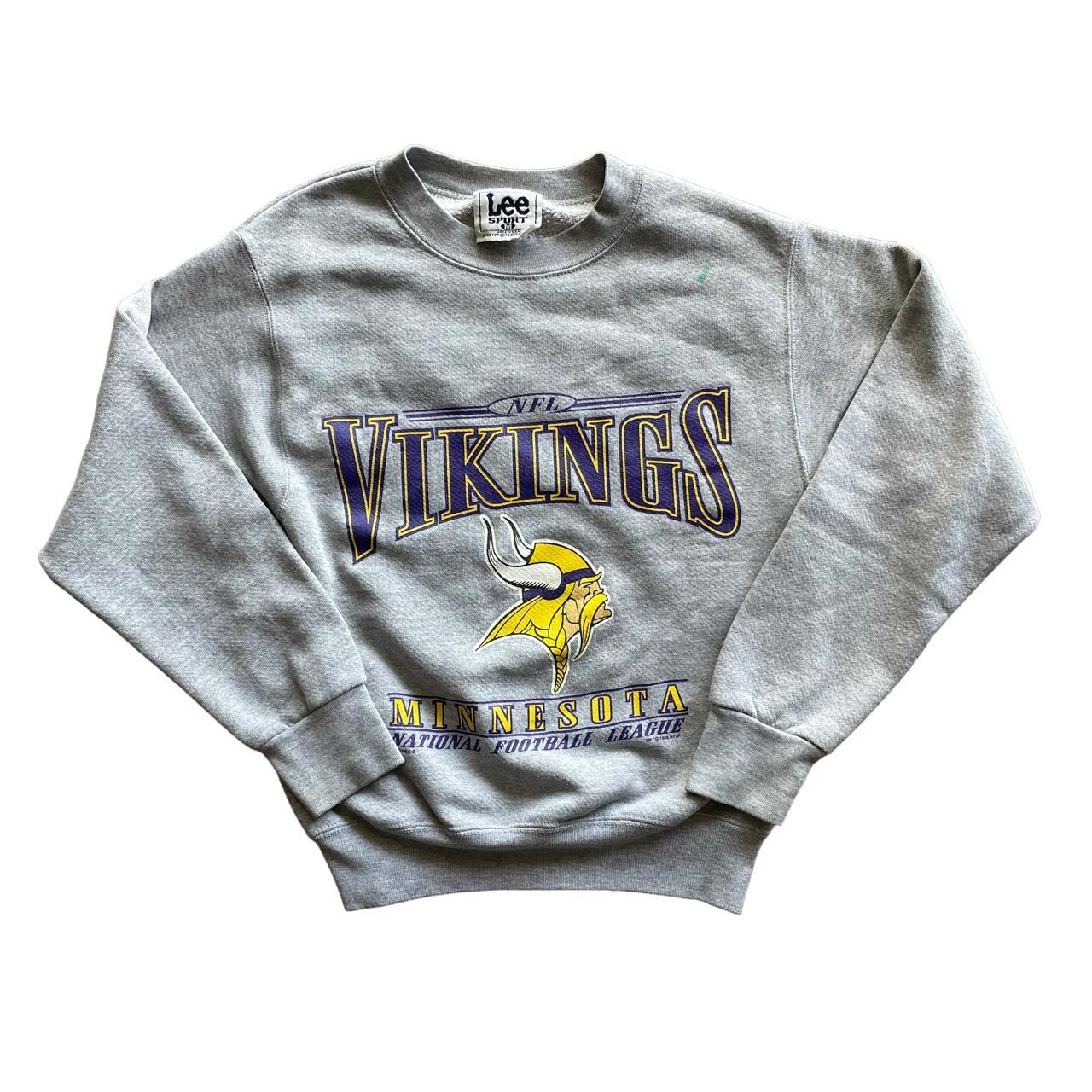 Vintage Minnesota Vikings Hoodie About The Item: - Depop