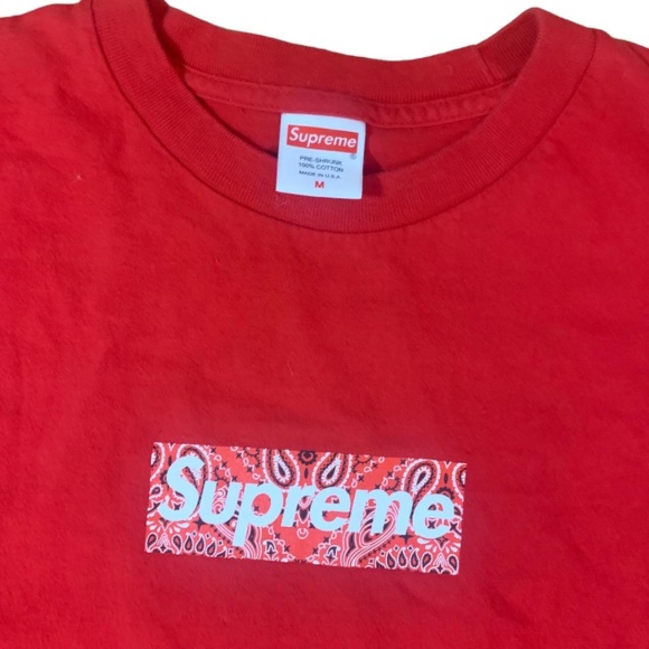 Supreme Men's Red T-shirt | Depop