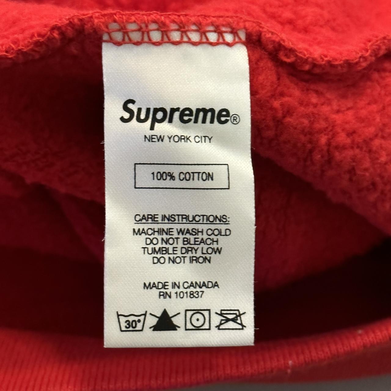 Supreme Men's Red Sweatshirt | Depop