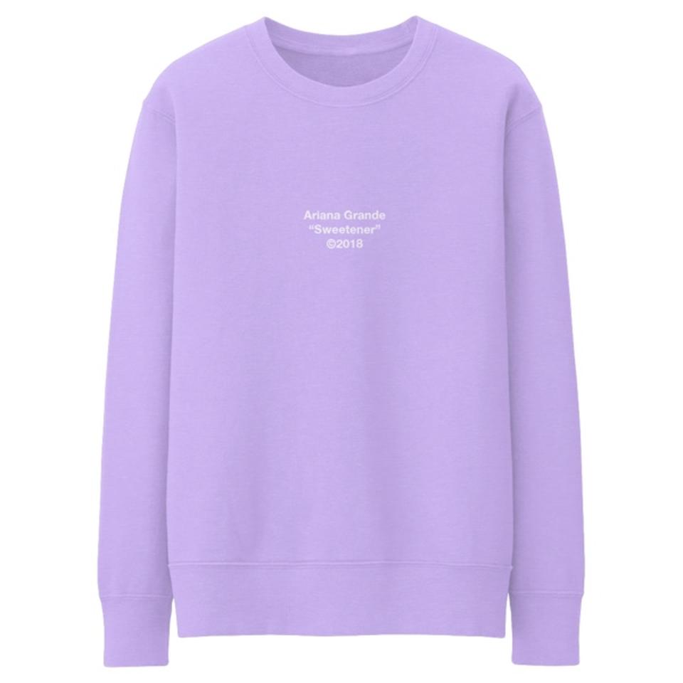 Sweetener purple sale sweatshirt