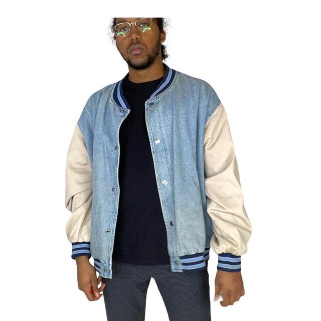 denim tears varsity jacket gallery dept louis - Depop