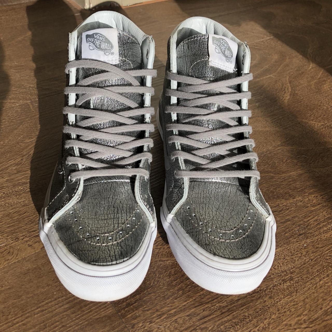 High top outlet metallic vans