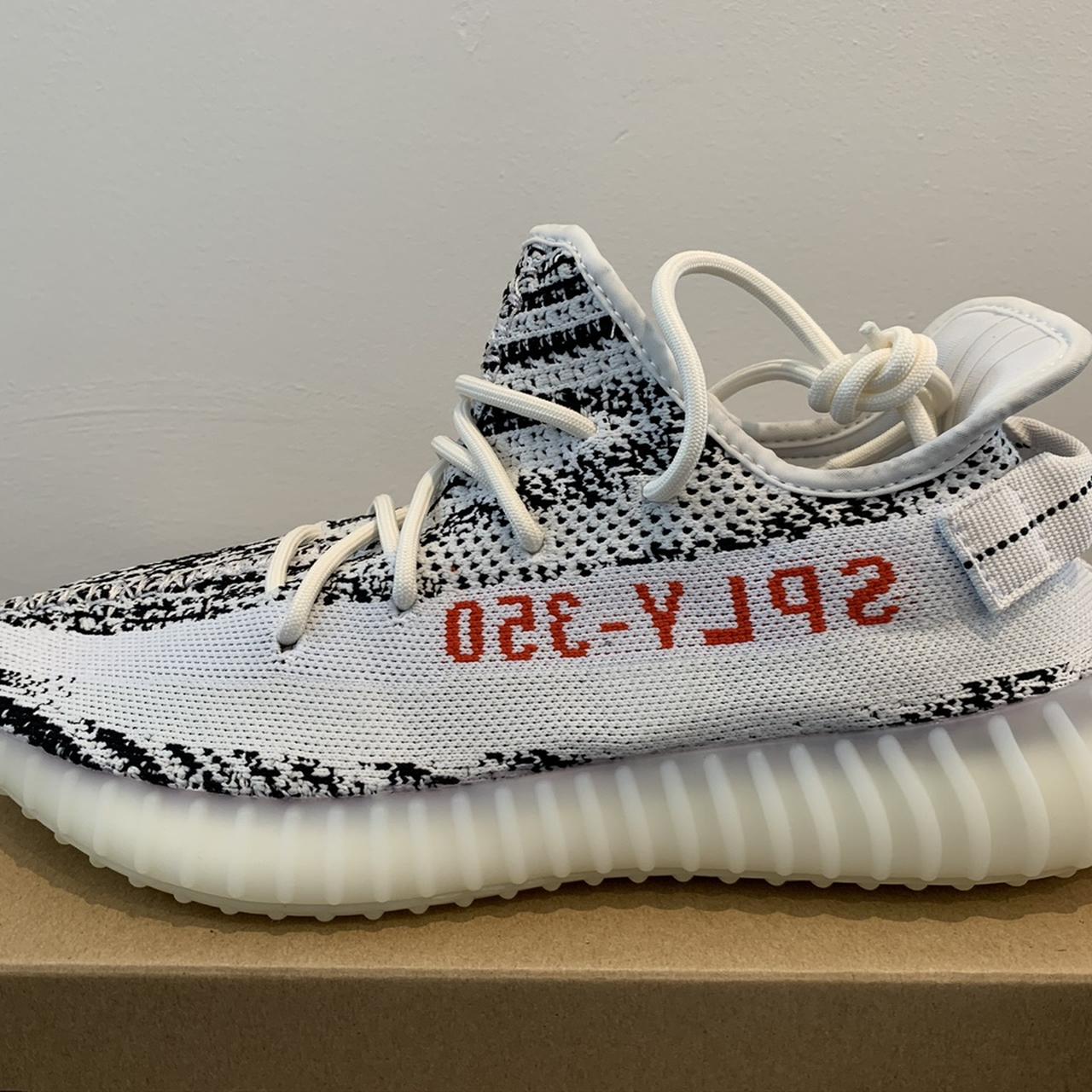 Mens on sale yeezy zebra