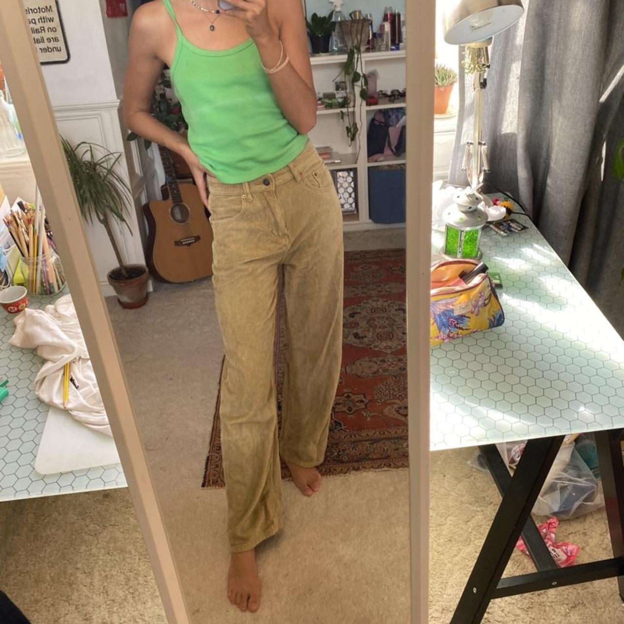 Motel Rocks Corduroy Straight Leg Jeans Size Xs But Depop