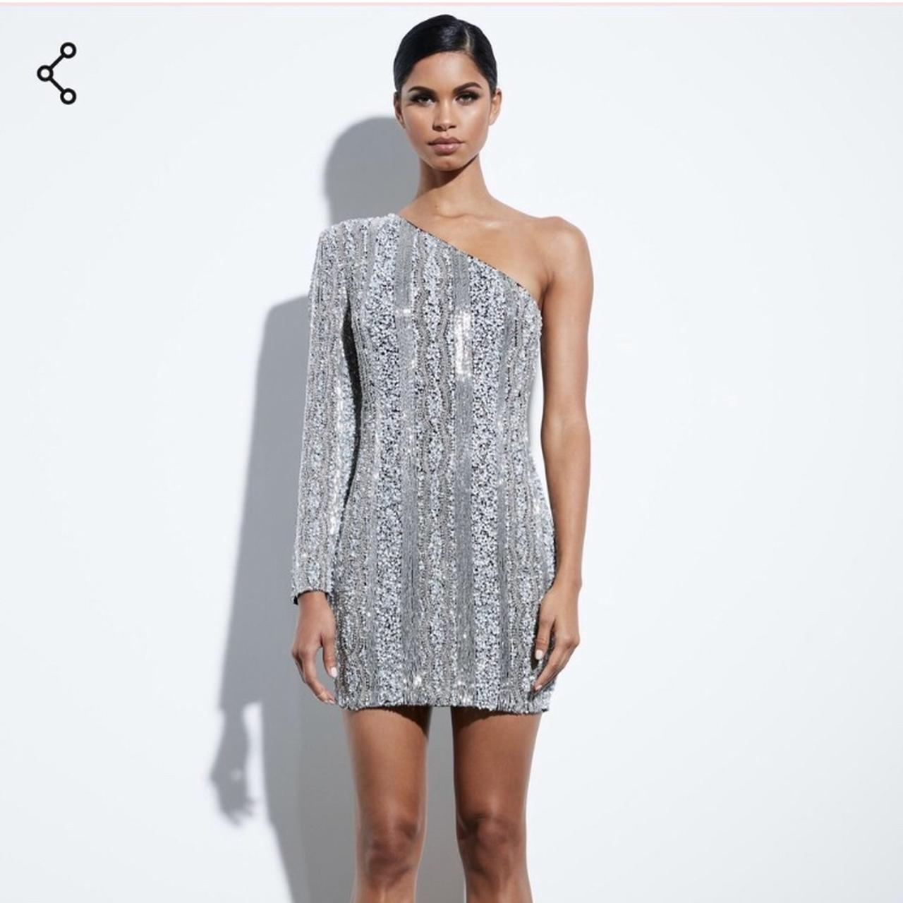 Missguided peace and love sequin clearance dress