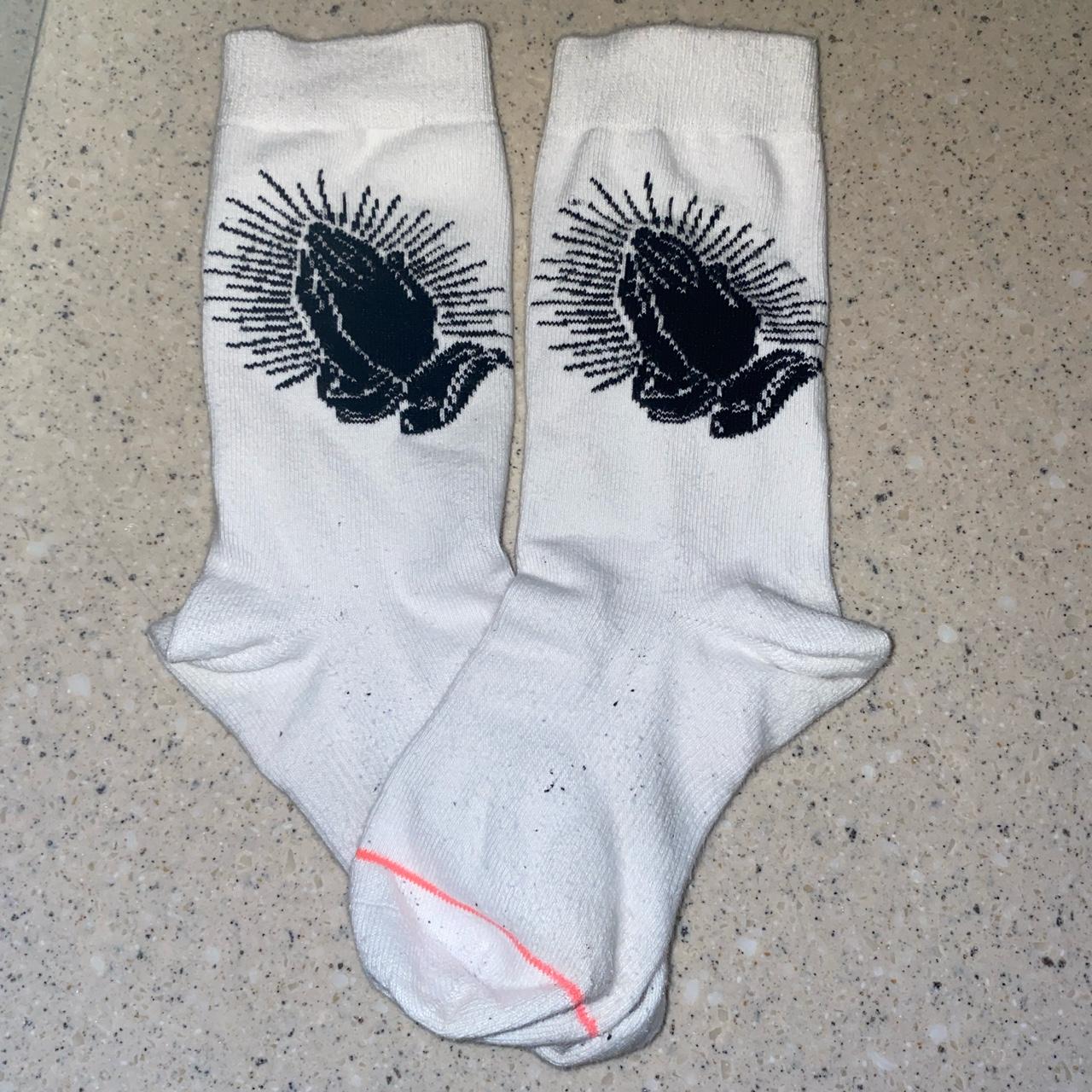 Womans White Spirito Stance Socks Used them once Dm... Depop