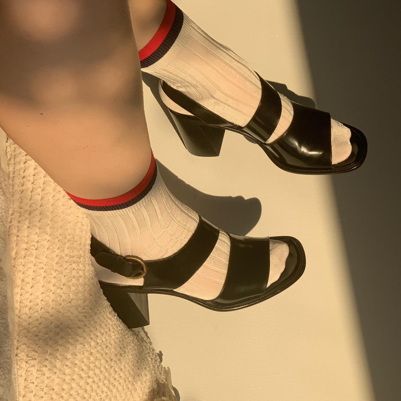 Iconic block online heels